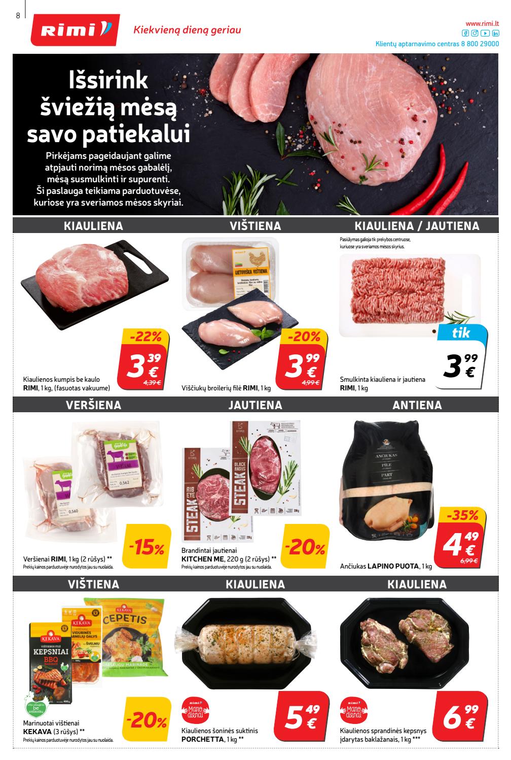 Rimi savaitinis leidinys akcijos nuo 
  2020-01-14 iki 
  2020-01-20 | Leidinukas.lt puslapis 8