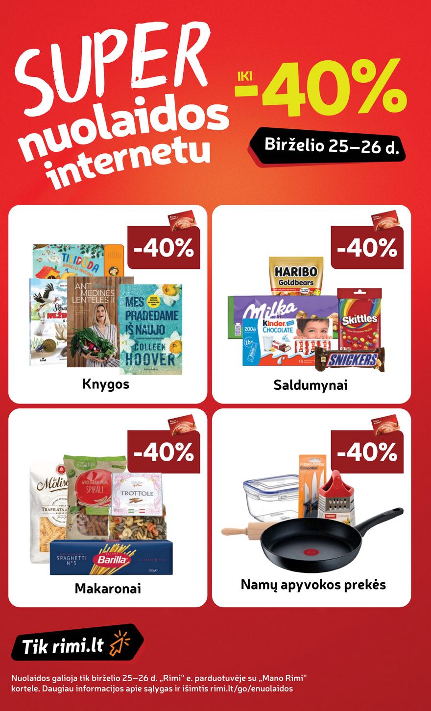 Rimi savaitinis leidinys 26 akcijos nuo 
  2025-06-24 iki 
  2025-06-30 | Leidinukas.lt puslapis 24