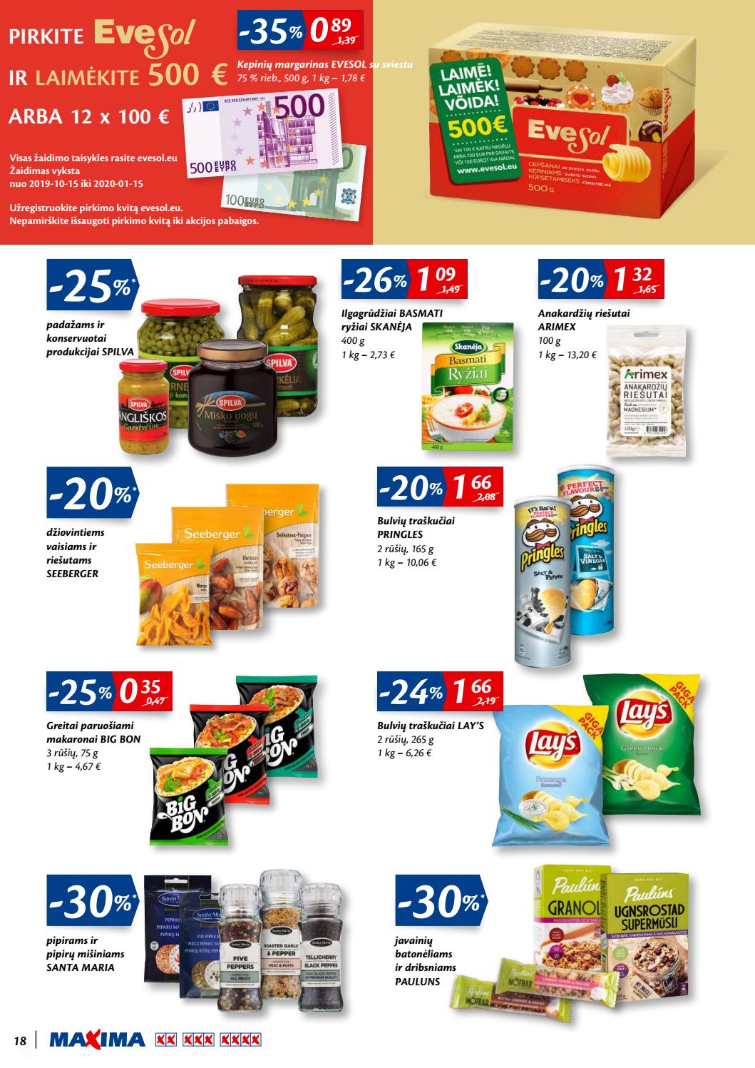 Maxima kaininis leidinys akcijos nuo 
  2019-11-07 iki 
  2019-11-20 | Leidinukas.lt puslapis 18