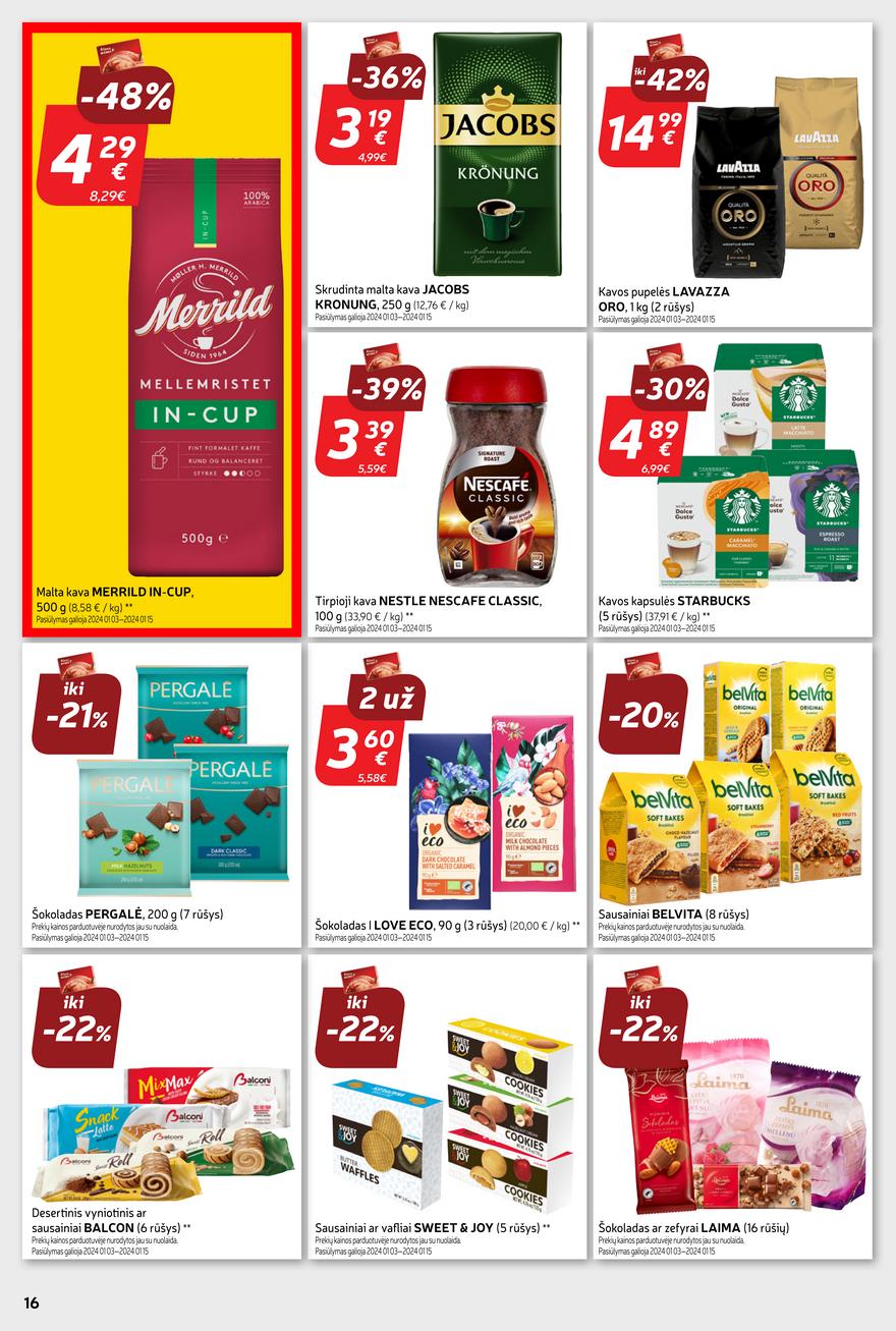 Rimi savaitinis leidinys akcijos nuo 
  2024-01-09 iki 
  2024-01-15 | Leidinukas.lt puslapis 16