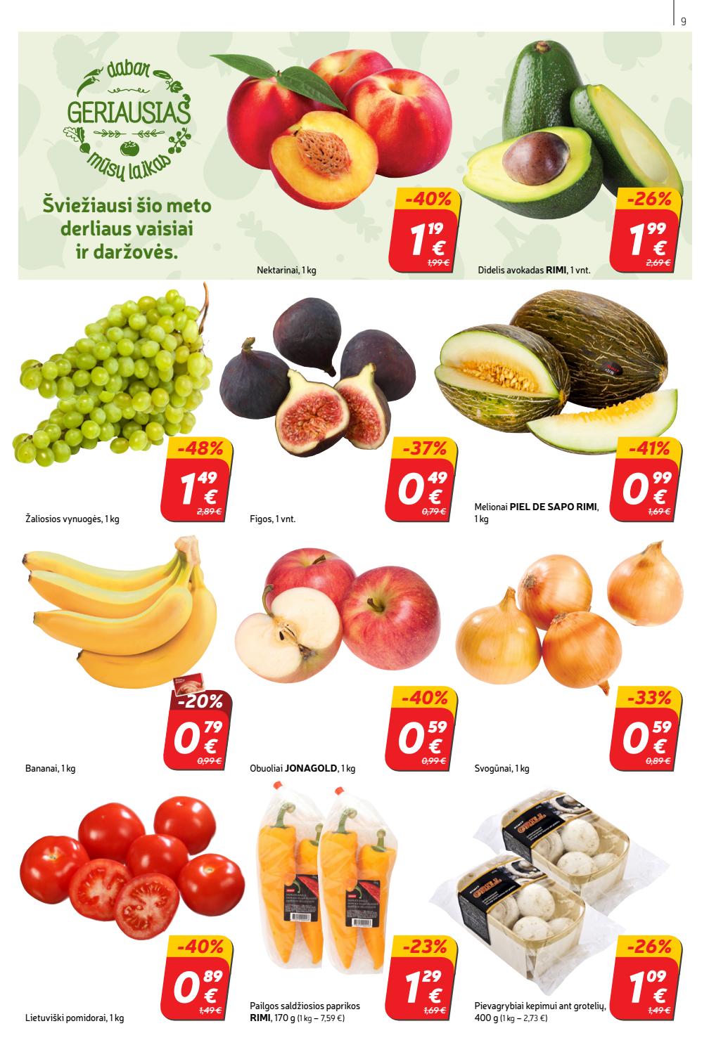 Rimi savaitinis leidinys akcijos nuo 
  2019-08-27 iki 
  2019-09-02 | Leidinukas.lt puslapis 9