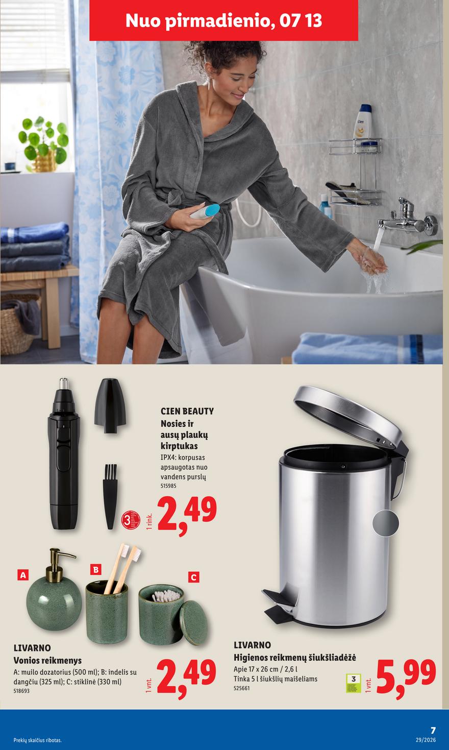 Lidl leidinys akcijos nuo 
  2026-07-13 iki 
  2026-07-19 | Leidinukas.lt puslapis 7