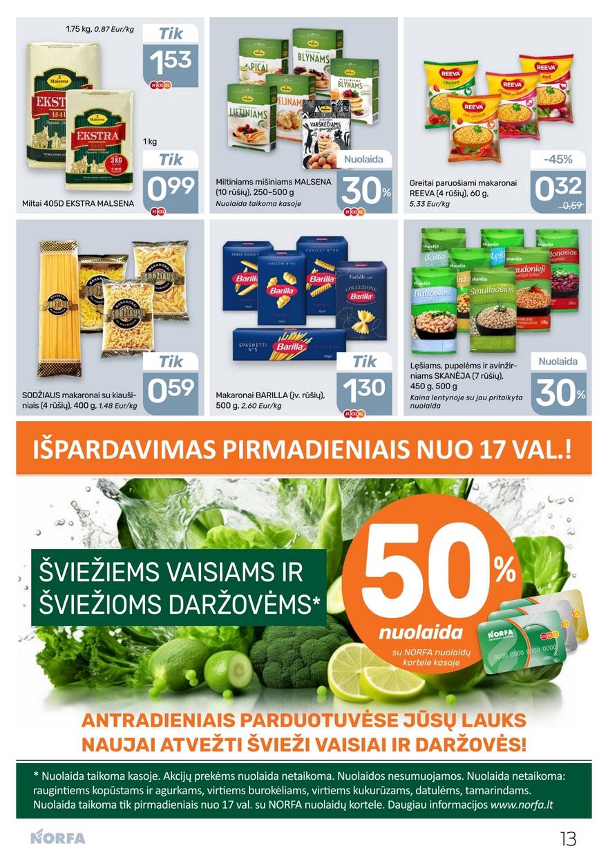 Norfos leidinys akcijos nuo 
  2025-10-16 iki 
  2025-10-29 | Leidinukas.lt puslapis 13
