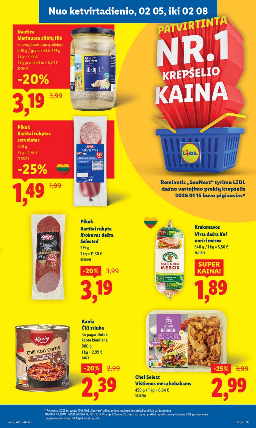 Lidl leidinys naujas akcijos nuo 
  2026-02-02 iki 
  2026-02-08 | Leidinukas.lt puslapis 31