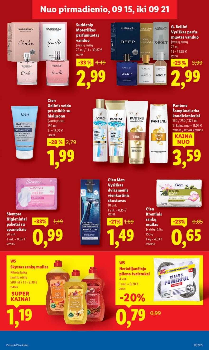 Lidl leidinys akcijos nuo 
  2025-09-15 iki 
  2025-09-21 | Leidinukas.lt puslapis 39