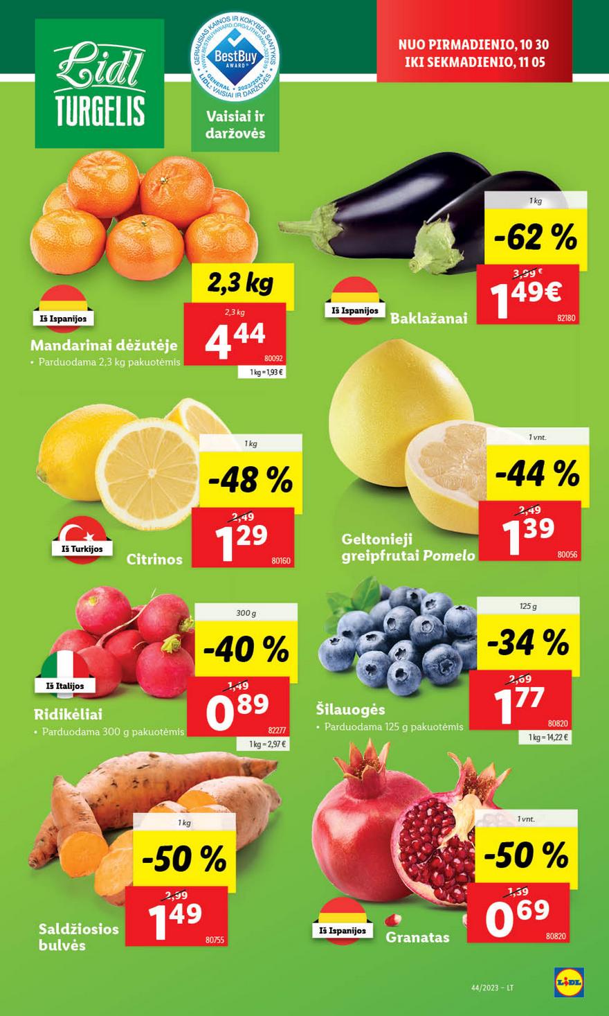 Lidl pasiūlymai akcijos nuo 
  2023-10-30 iki 
  2023-11-05 | Leidinukas.lt puslapis 19