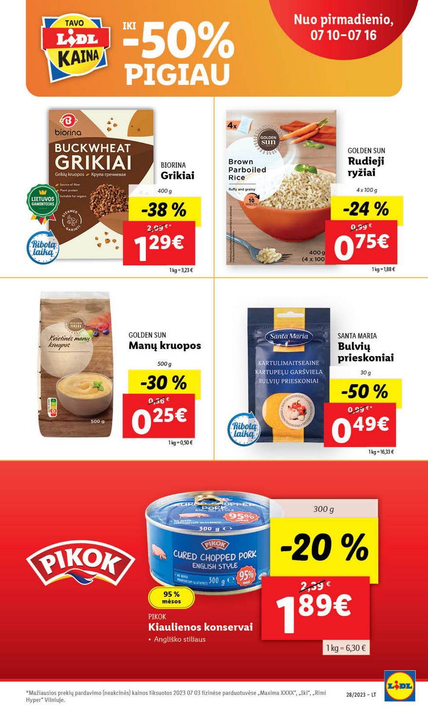 Lidl pasiūlymai akcijos nuo 
  2023-07-10 iki 
  2023-07-16 | Leidinukas.lt puslapis 27