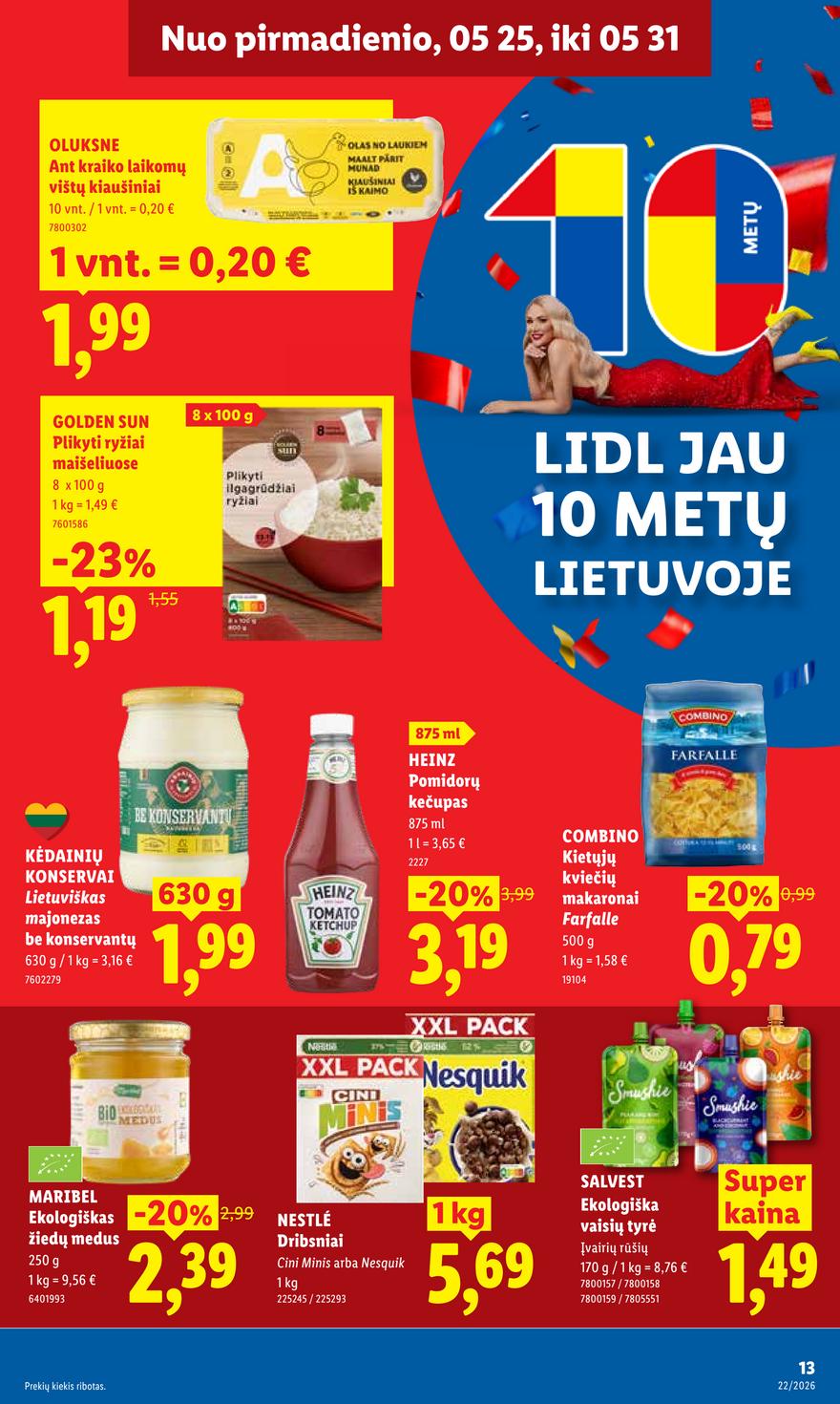 Lidl leidinys naujas akcijos nuo 
  2026-05-25 iki 
  2026-05-31 | Leidinukas.lt puslapis 15