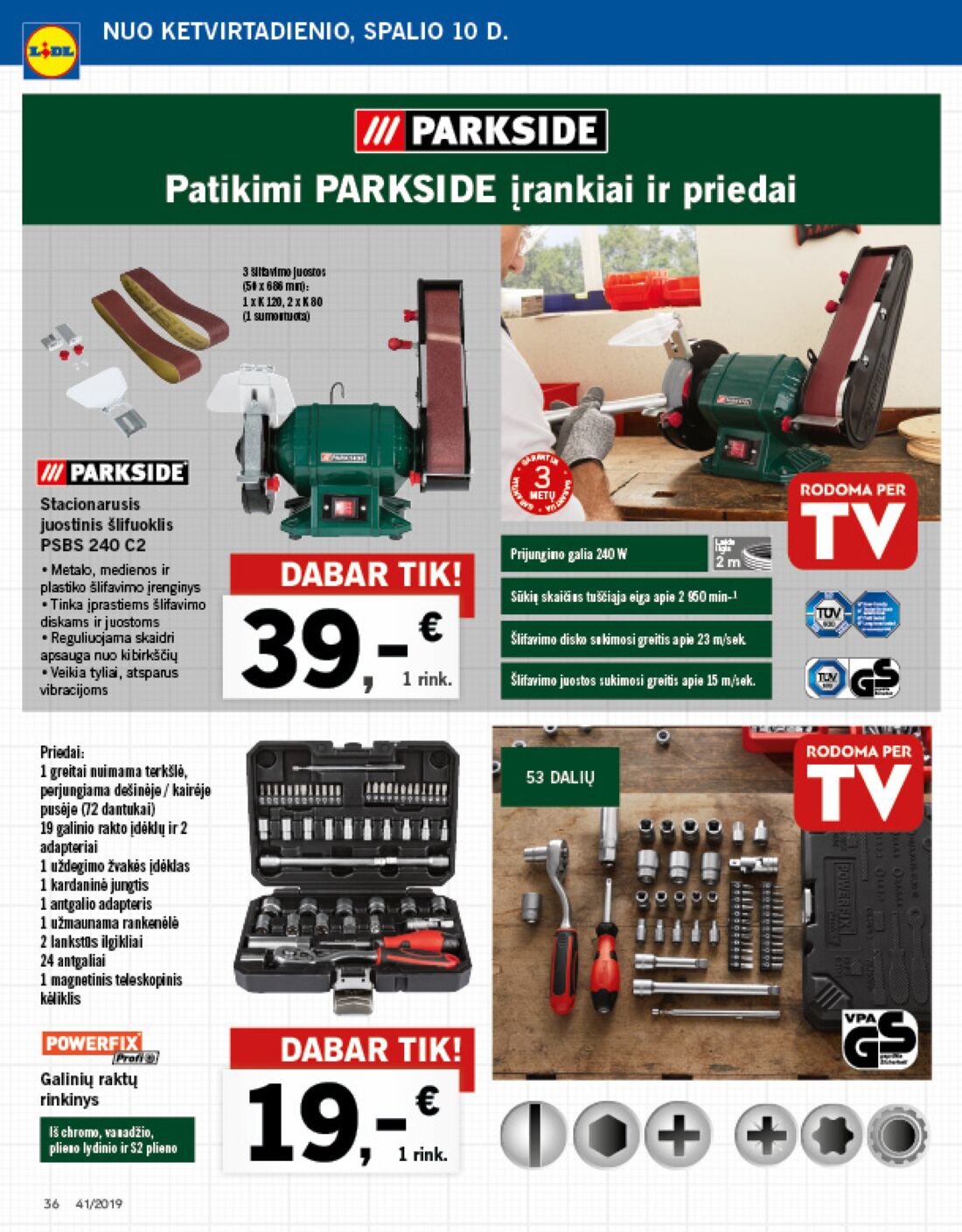 Lidl savaitinis leidinys akcijos nuo 
  2019-10-07 iki 
  2019-10-13 | Leidinukas.lt puslapis 36