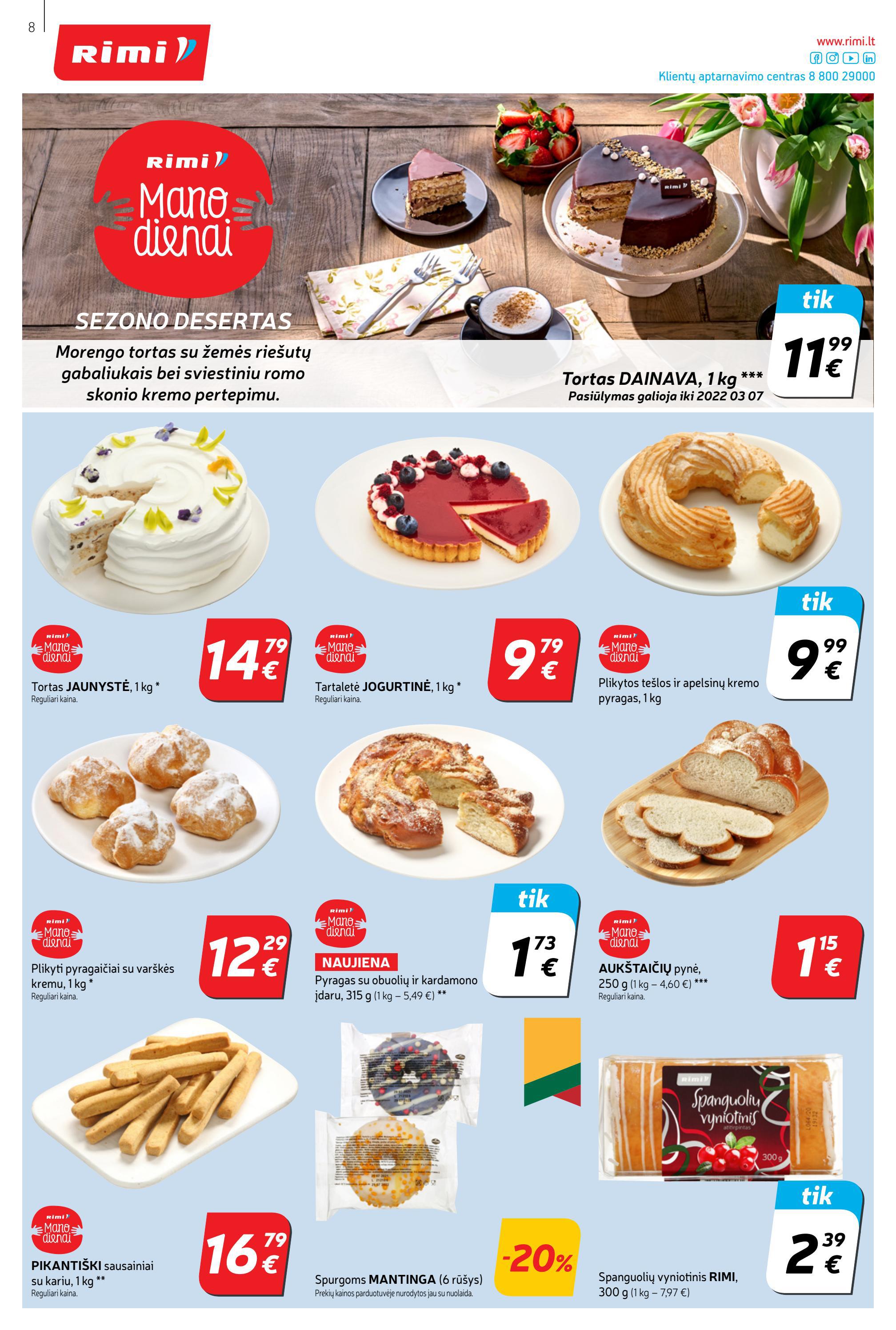 Rimi savaitinis leidinys akcijos nuo 
  2022-03-01 iki 
  2022-03-07 | Leidinukas.lt puslapis 8