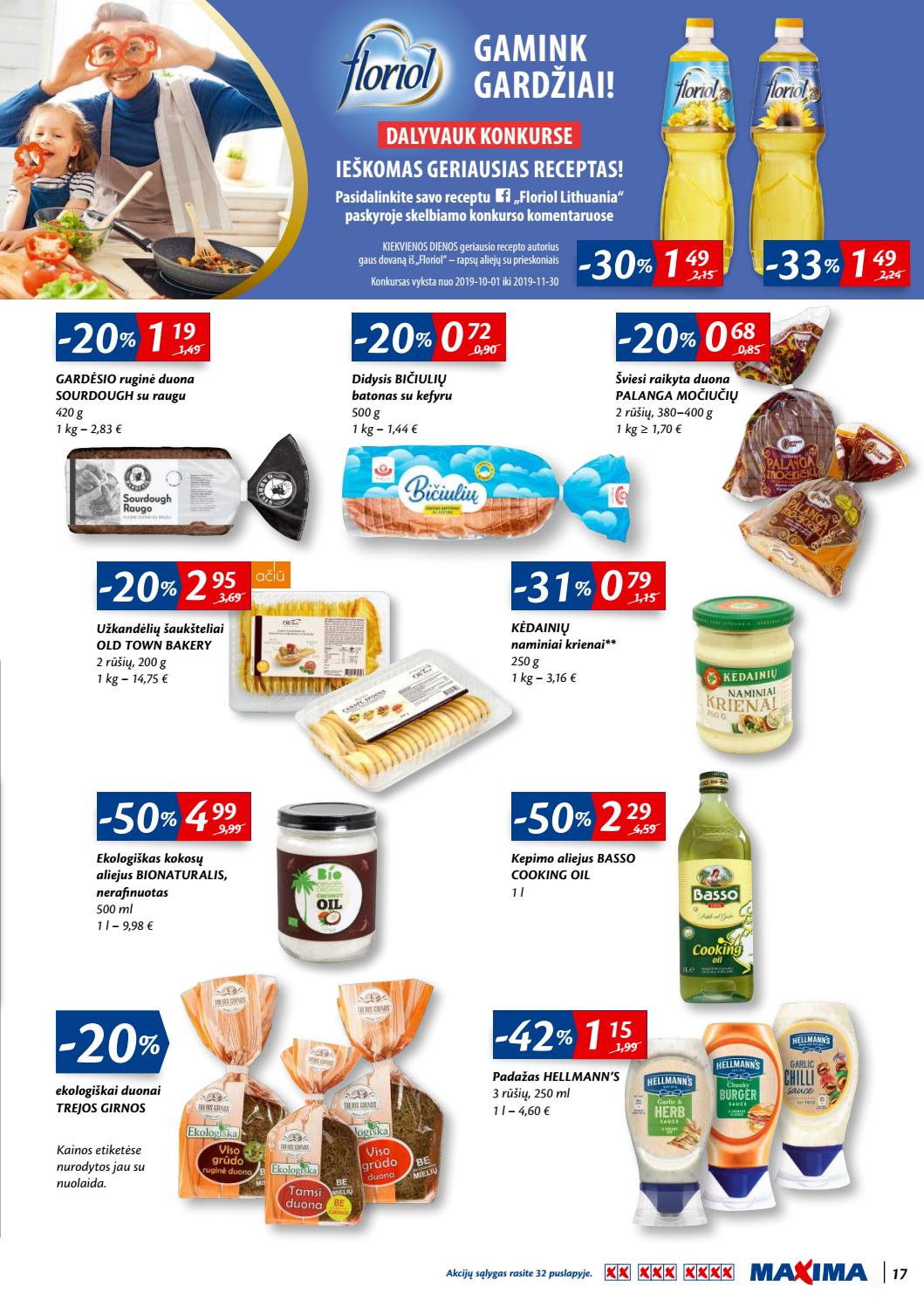 Maxima kaininis leidinys akcijos nuo 
  2019-11-07 iki 
  2019-11-20 | Leidinukas.lt puslapis 17