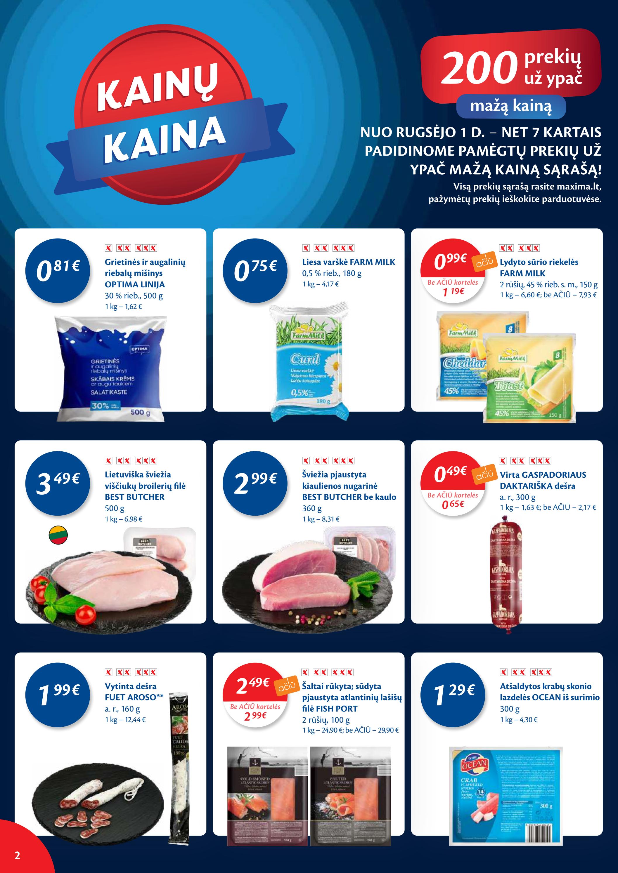 Maxima kaininis leidinys akcijos nuo 
  2022-09-13 iki 
  2022-09-19 | Leidinukas.lt puslapis 2
