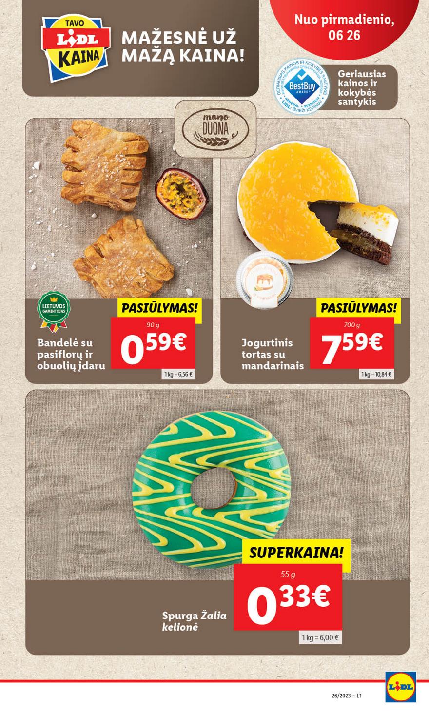 Lidl maisto prekių pasiūlymai akcijos nuo 
  2023-06-26 iki 
  2023-07-02 | Leidinukas.lt puslapis 15
