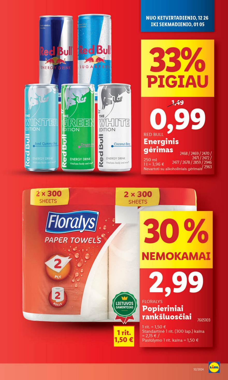 Lidl leidinys akcijos nuo 
  2024-12-26 iki 
  2024-12-31 | Leidinukas.lt puslapis 22
