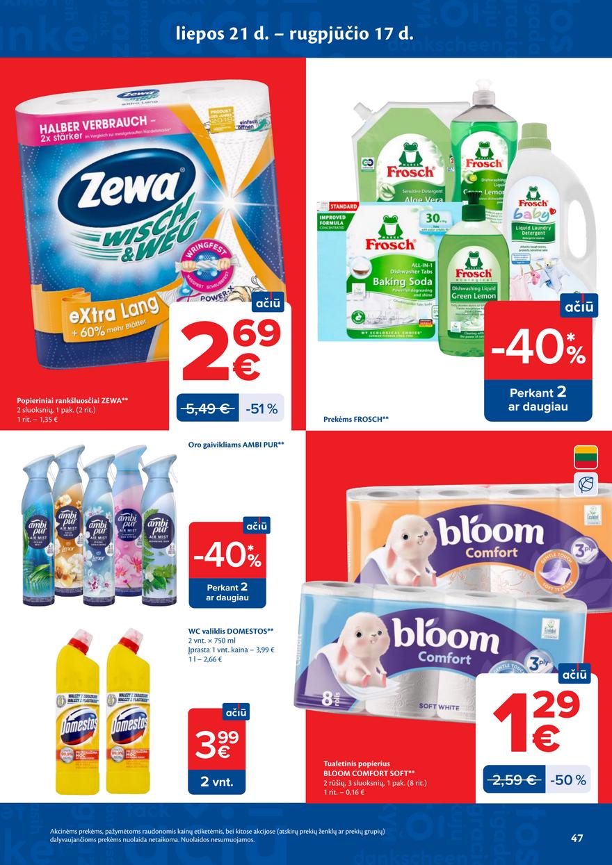 Maxima leidinys akcijos nuo 
  2026-07-21 iki 
  2026-07-27 | Leidinukas.lt puslapis 47