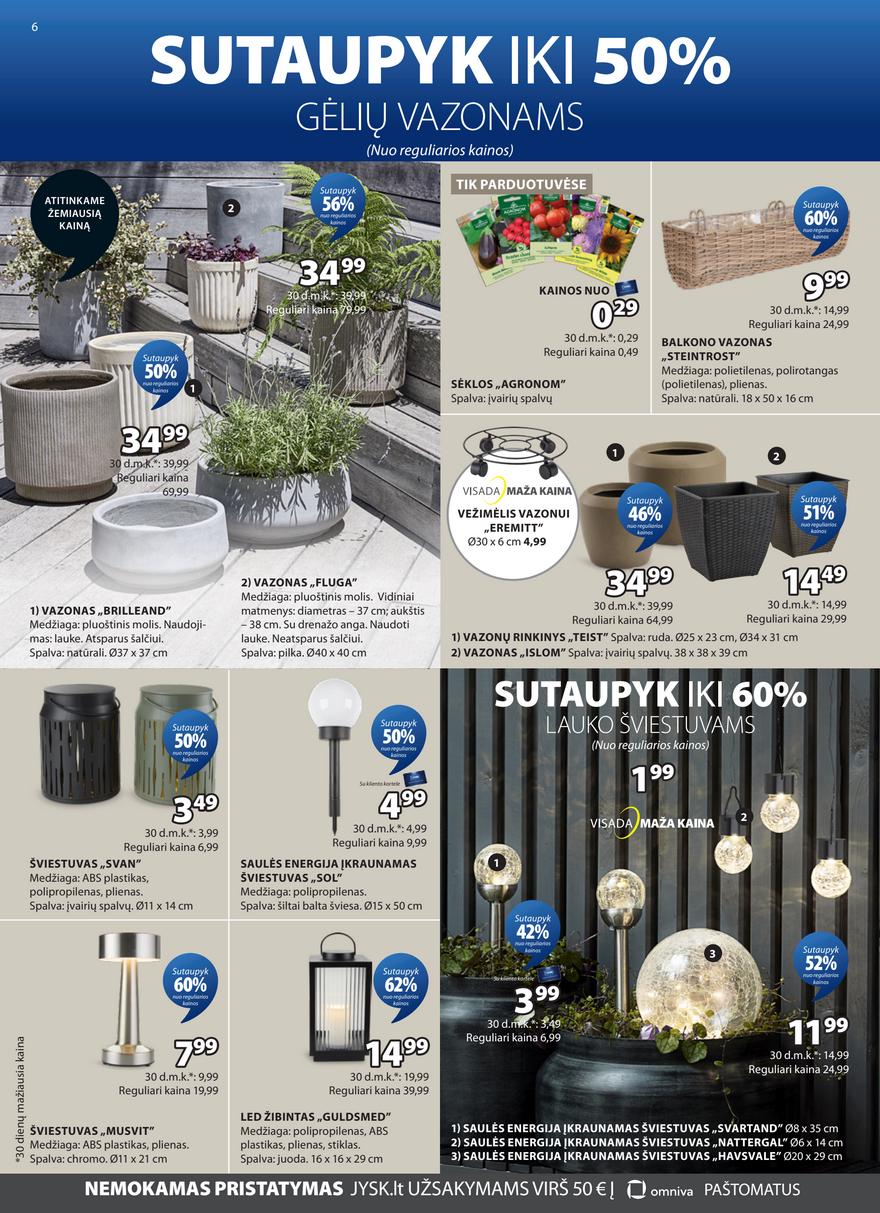 Jysk leidinys akcijos nuo 
  2026-04-28 iki 
  2026-05-11 | Leidinukas.lt puslapis 6