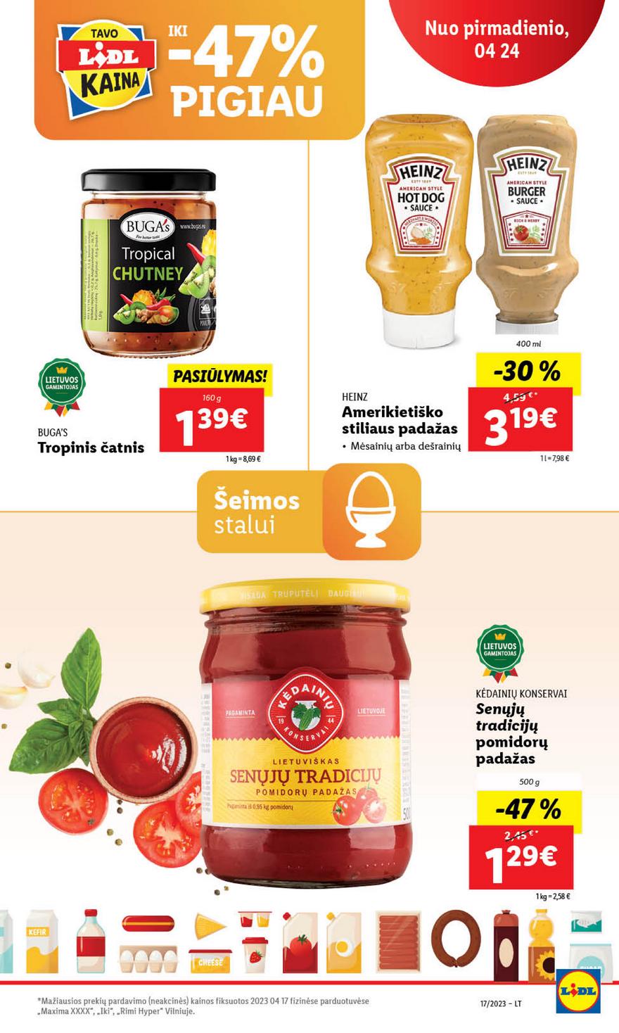 Lidl maisto prekių pasiūlymai akcijos nuo 
  2023-04-24 iki 
  2023-05-01 | Leidinukas.lt puslapis 55