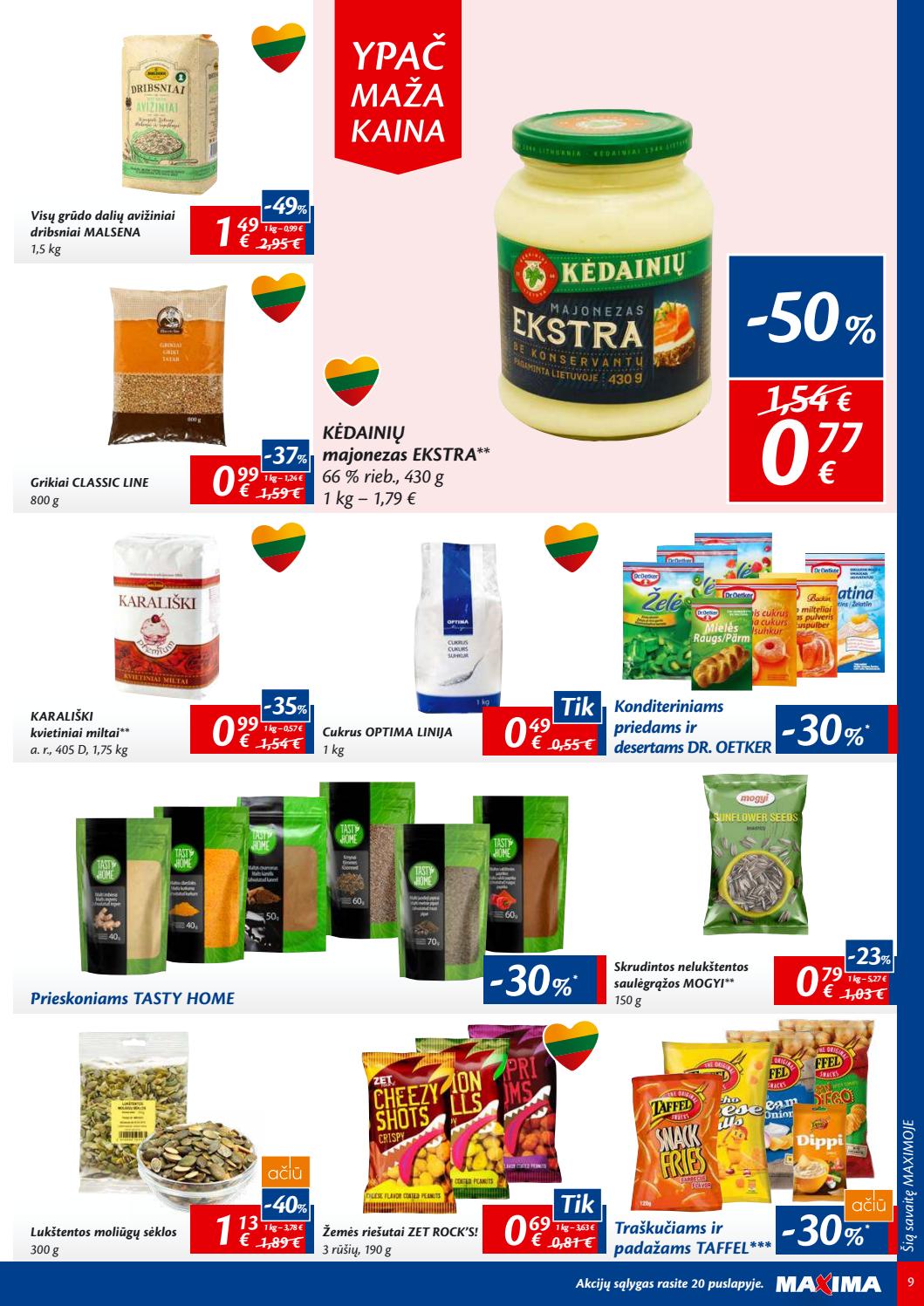 Maxima kaininis leidinys akcijos nuo 
  2019-07-30 iki 
  2019-08-05 | Leidinukas.lt puslapis 9