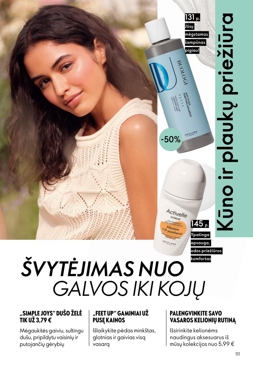 Oriflame katalogas akcijos nuo 
  2026-06-24 iki 
  2026-07-14 | Leidinukas.lt puslapis 111