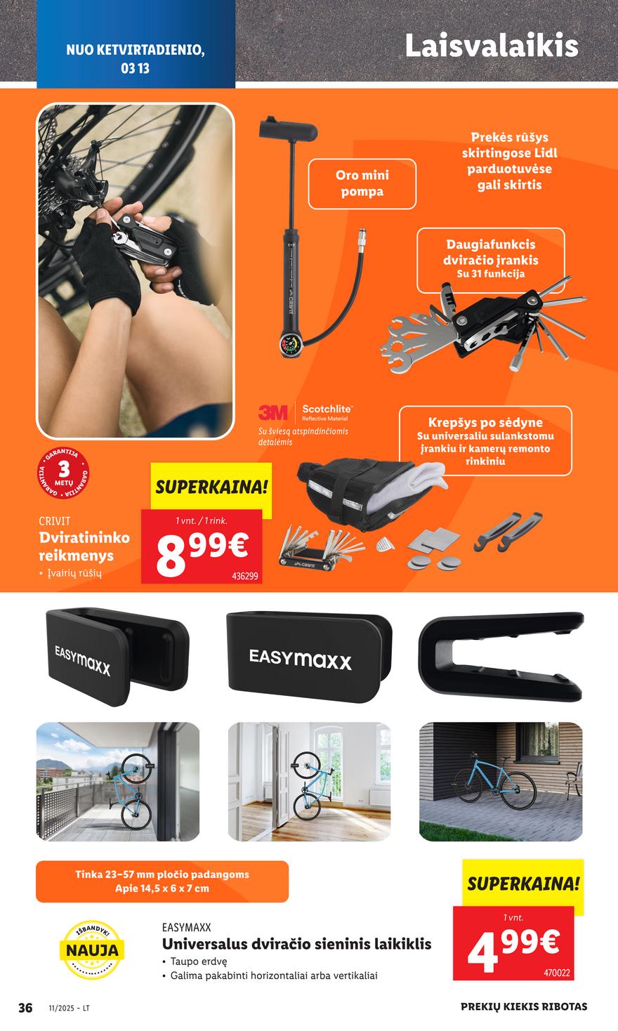 Lidl ne maisto leidinys akcijos nuo 
  2025-03-10 iki 
  2025-03-16 | Leidinukas.lt puslapis 38
