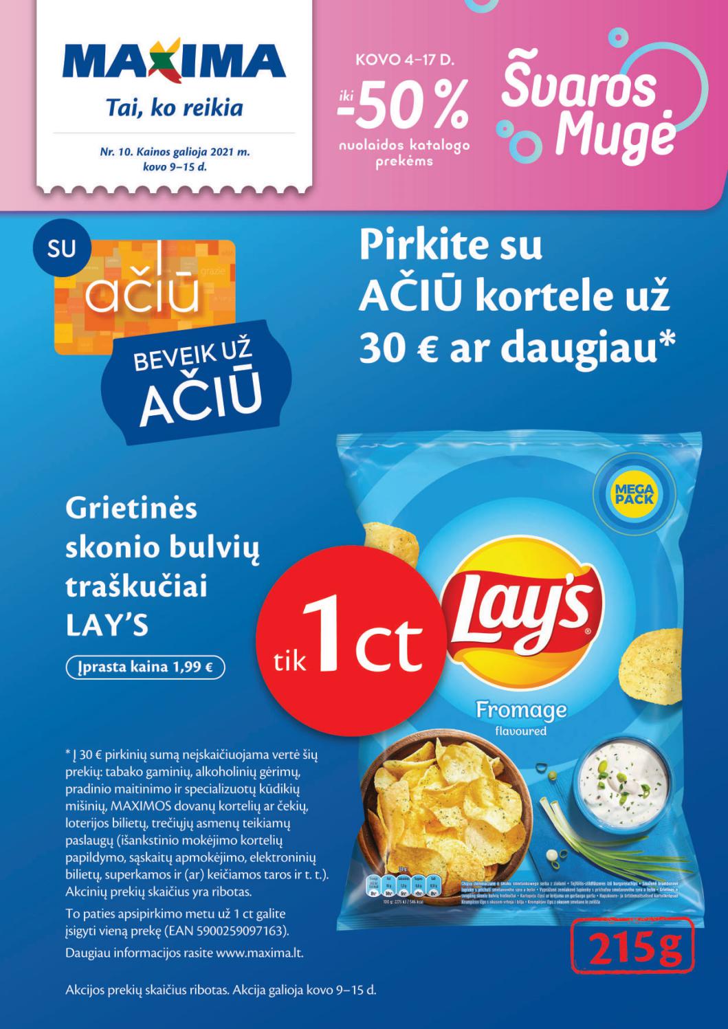 Maxima kaininis leidinys akcijos nuo 
  2021-03-09 iki 
  2021-03-15 | Leidinukas.lt puslapis 1