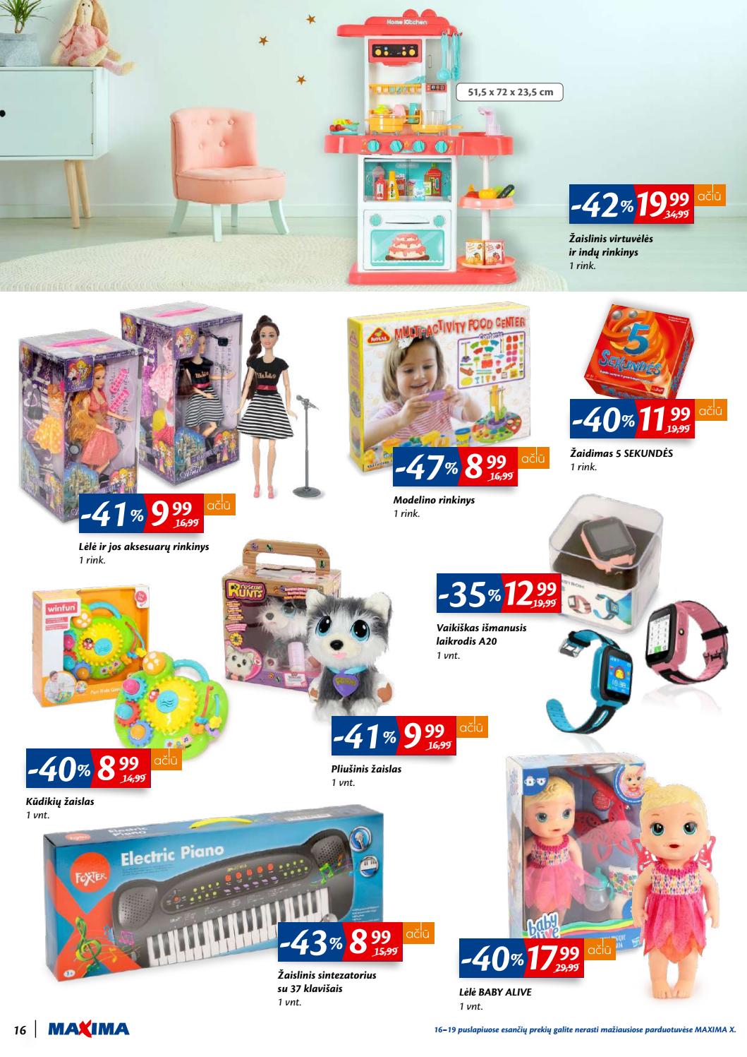 Maxima kaininis leidinys akcijos nuo 
  2019-11-05 iki 
  2019-11-11 | Leidinukas.lt puslapis 16