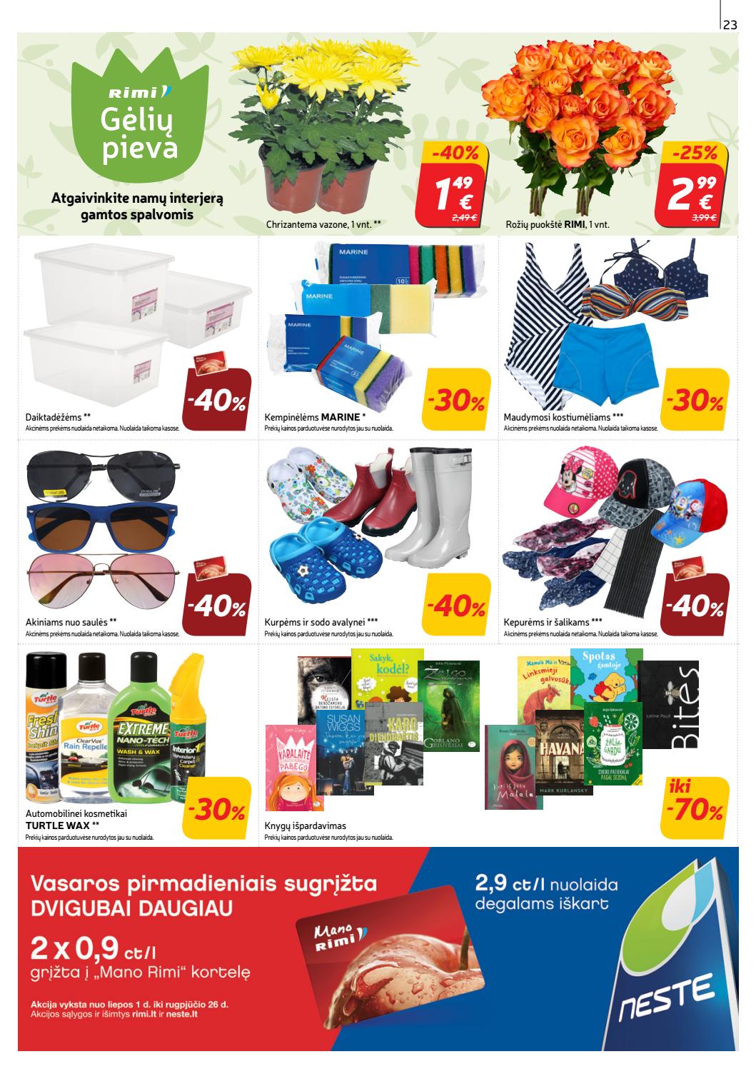 Rimi savaitinis leidinys akcijos nuo 
  2019-07-02 iki 
  2019-07-08 | Leidinukas.lt puslapis 23
