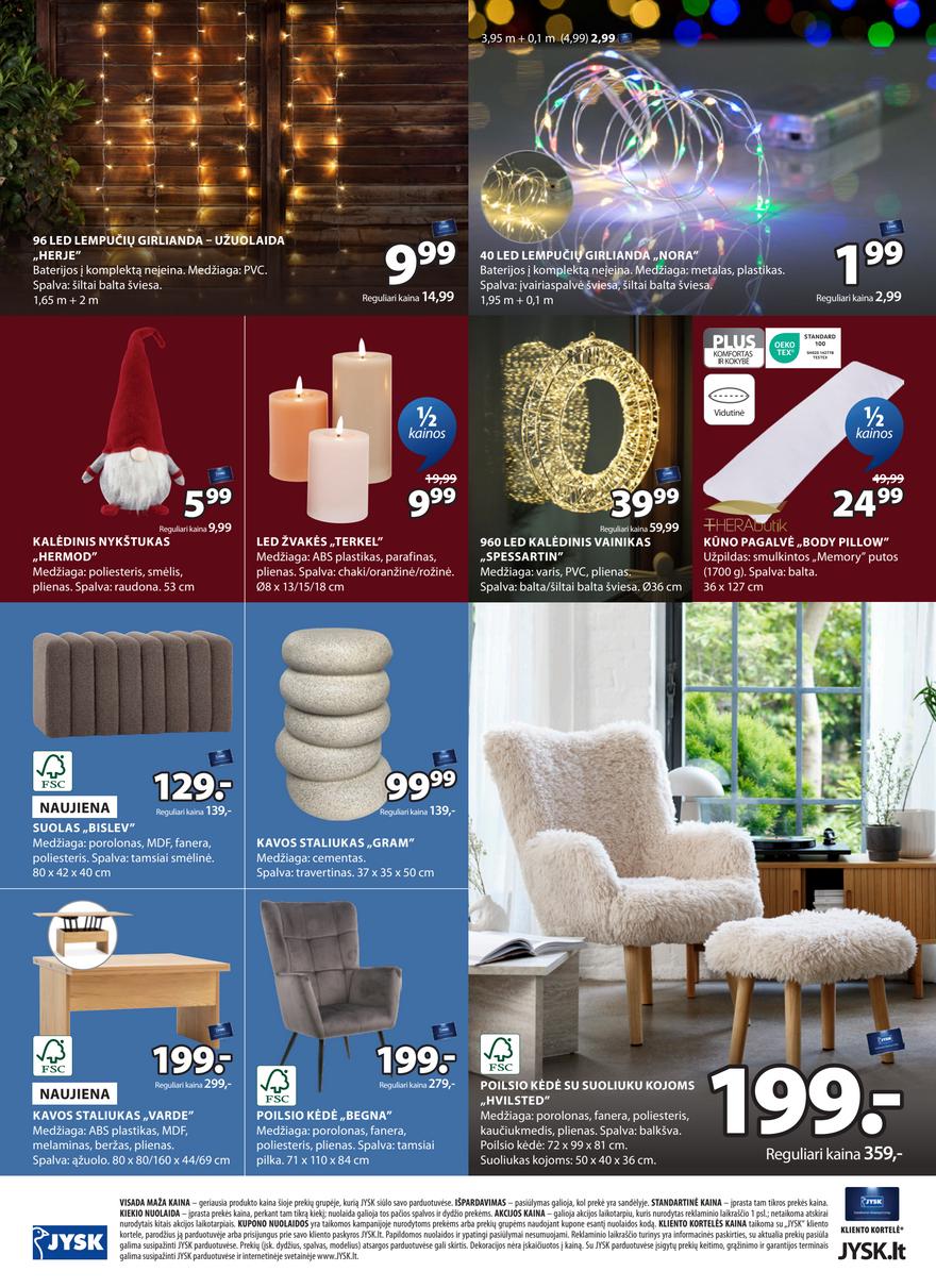 Jysk akcijų leidinys akcijos nuo 
  2025-10-28 iki 
  2025-11-03 | Leidinukas.lt puslapis 24
