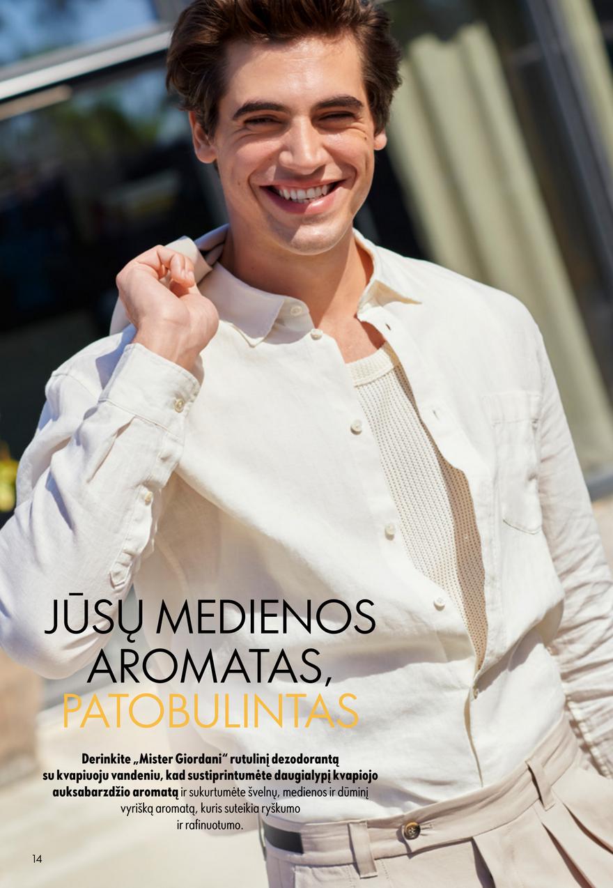 Oriflame katalogas akcijos nuo 
  2026-06-24 iki 
  2026-07-14 | Leidinukas.lt puslapis 14