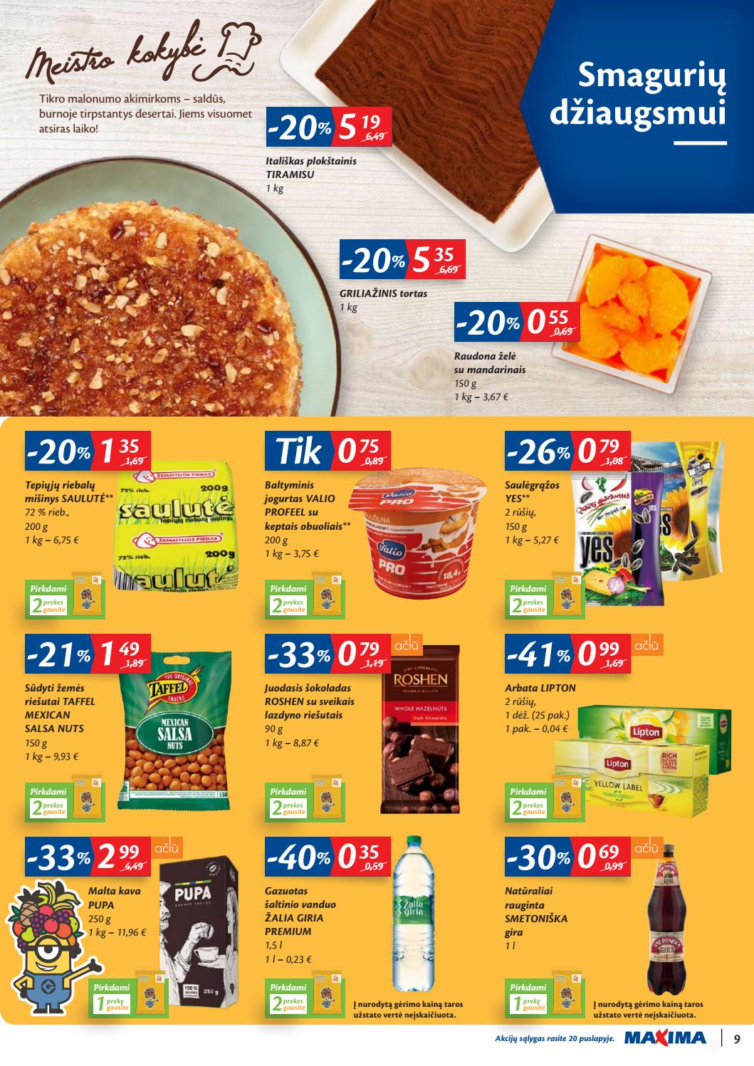Maxima kaininis leidinys akcijos nuo 
  2019-10-08 iki 
  2019-10-14 | Leidinukas.lt puslapis 9