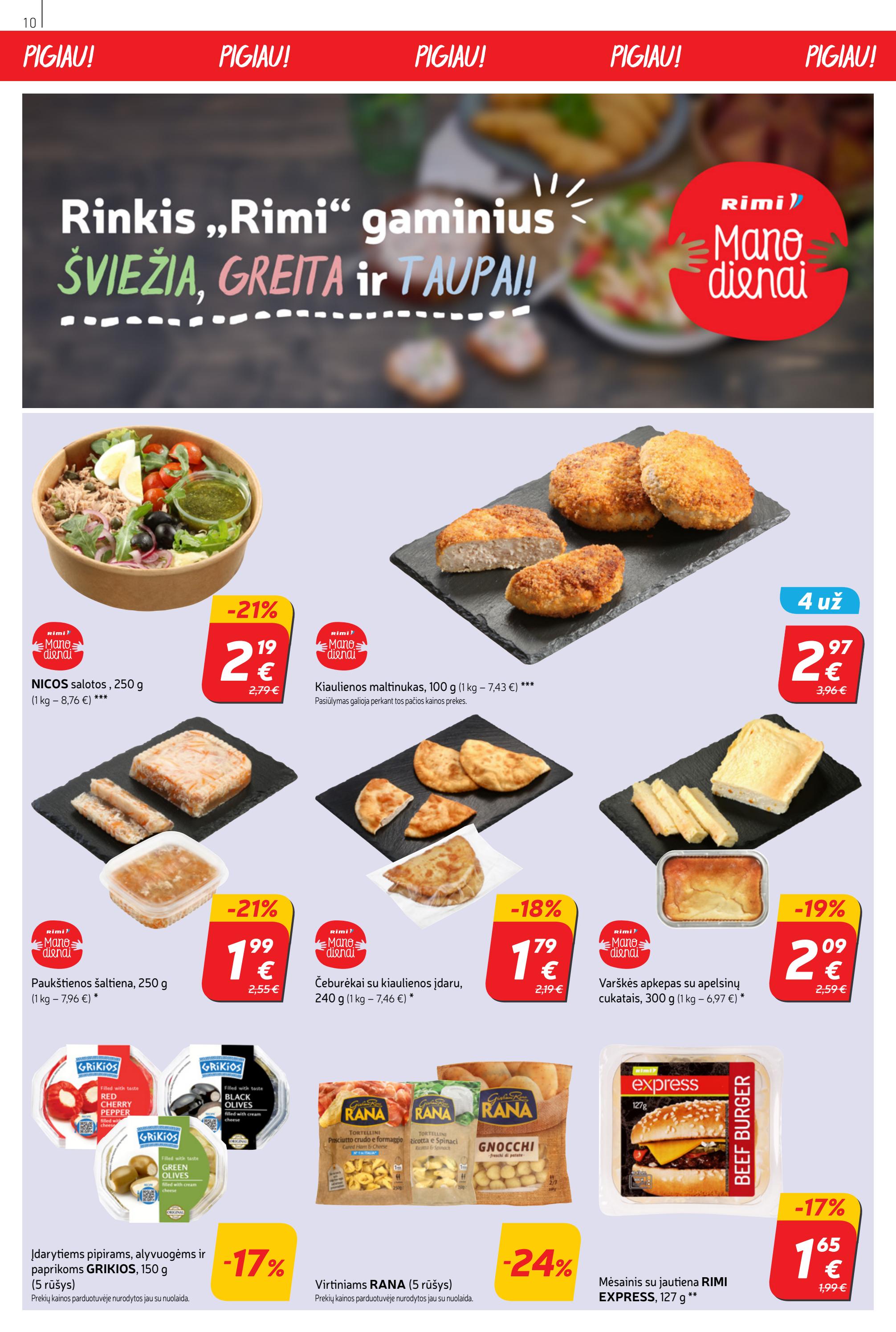 Rimi savaitinis leidinys akcijos nuo 
  2022-10-25 iki 
  2022-10-31 | Leidinukas.lt puslapis 10