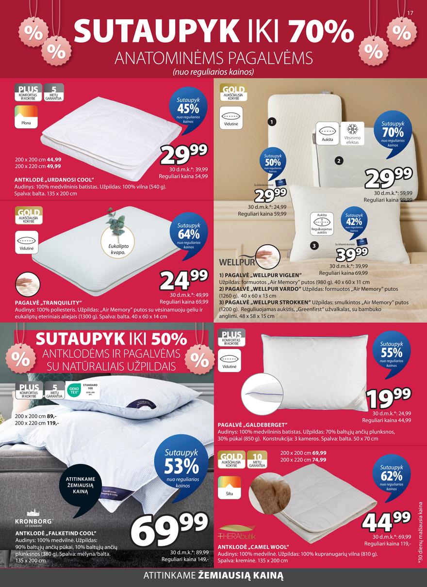 Jysk leidinys akcijos nuo 
  2026-06-16 iki 
  2026-06-29 | Leidinukas.lt puslapis 17