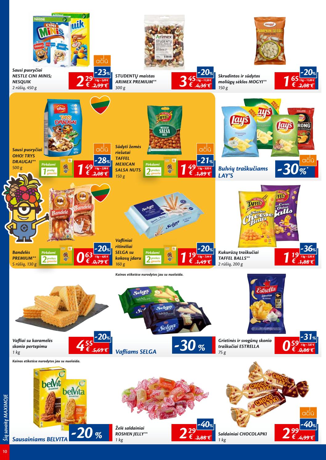 Maxima kaininis leidinys akcijos nuo 
  2019-09-10 iki 
  2019-09-16 | Leidinukas.lt puslapis 10