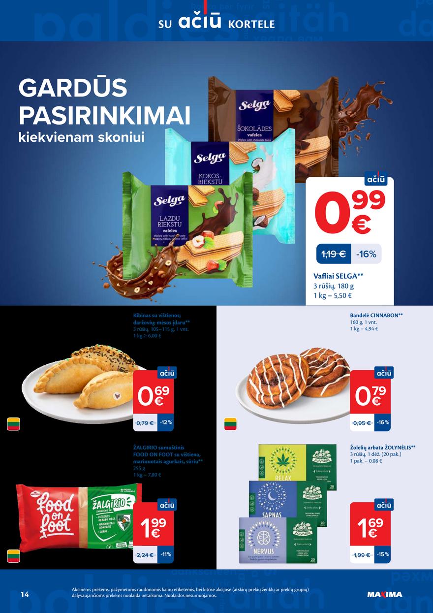Maxima leidinukas akcijos nuo 
  2026-03-17 iki 
  2026-03-23 | Leidinukas.lt puslapis 14