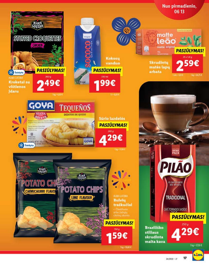 Lidl pasiūlymai akcijos nuo 
  2022-06-13 iki 
  2022-06-19 | Leidinukas.lt puslapis 17