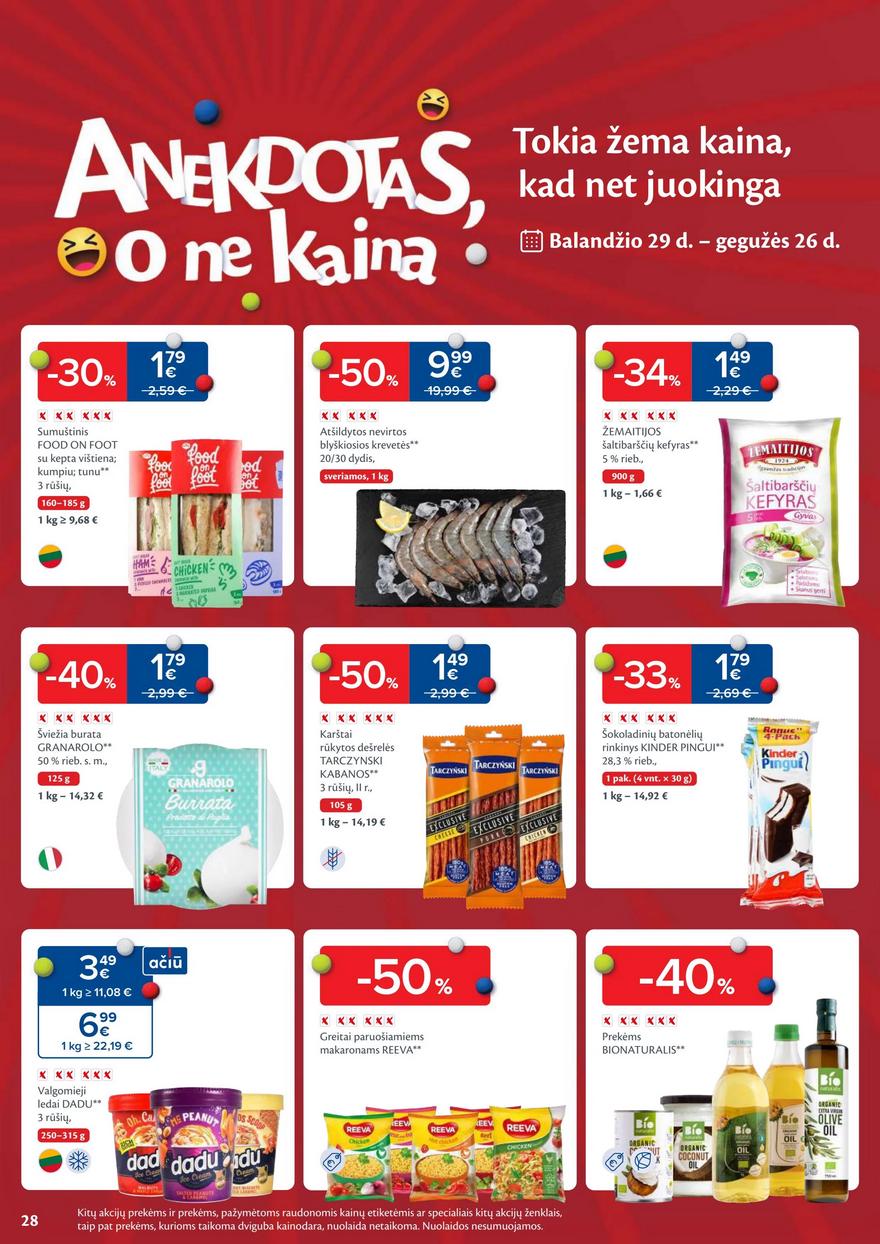 Maxima savaitinis leidinys 21 akcijos nuo 
  2025-05-20 iki 
  2025-05-26 | Leidinukas.lt puslapis 28