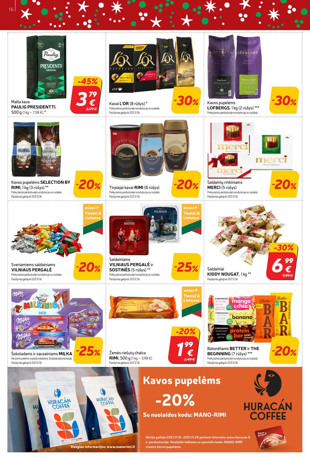 Rimi savaitinis leidinys akcijos nuo 
  2021-11-23 iki 
  2021-11-29 | Leidinukas.lt puslapis 16
