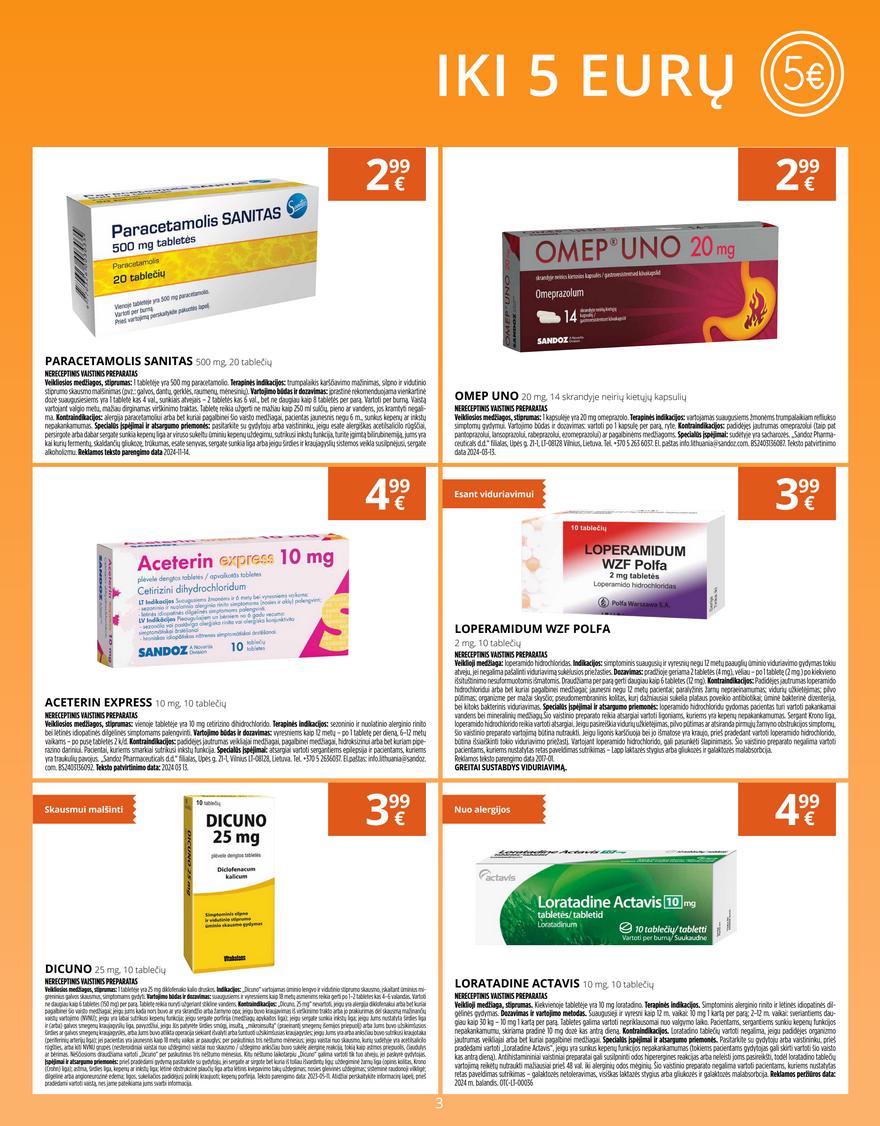 Norfos vaistinės leidinys akcijos nuo 
  2025-07-01 iki 
  2025-07-31 | Leidinukas.lt puslapis 3