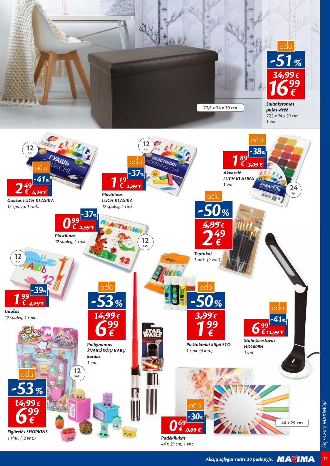 Maxima kaininis leidinys akcijos nuo 
  2019-08-20 iki 
  2019-08-26 | Leidinukas.lt puslapis 17