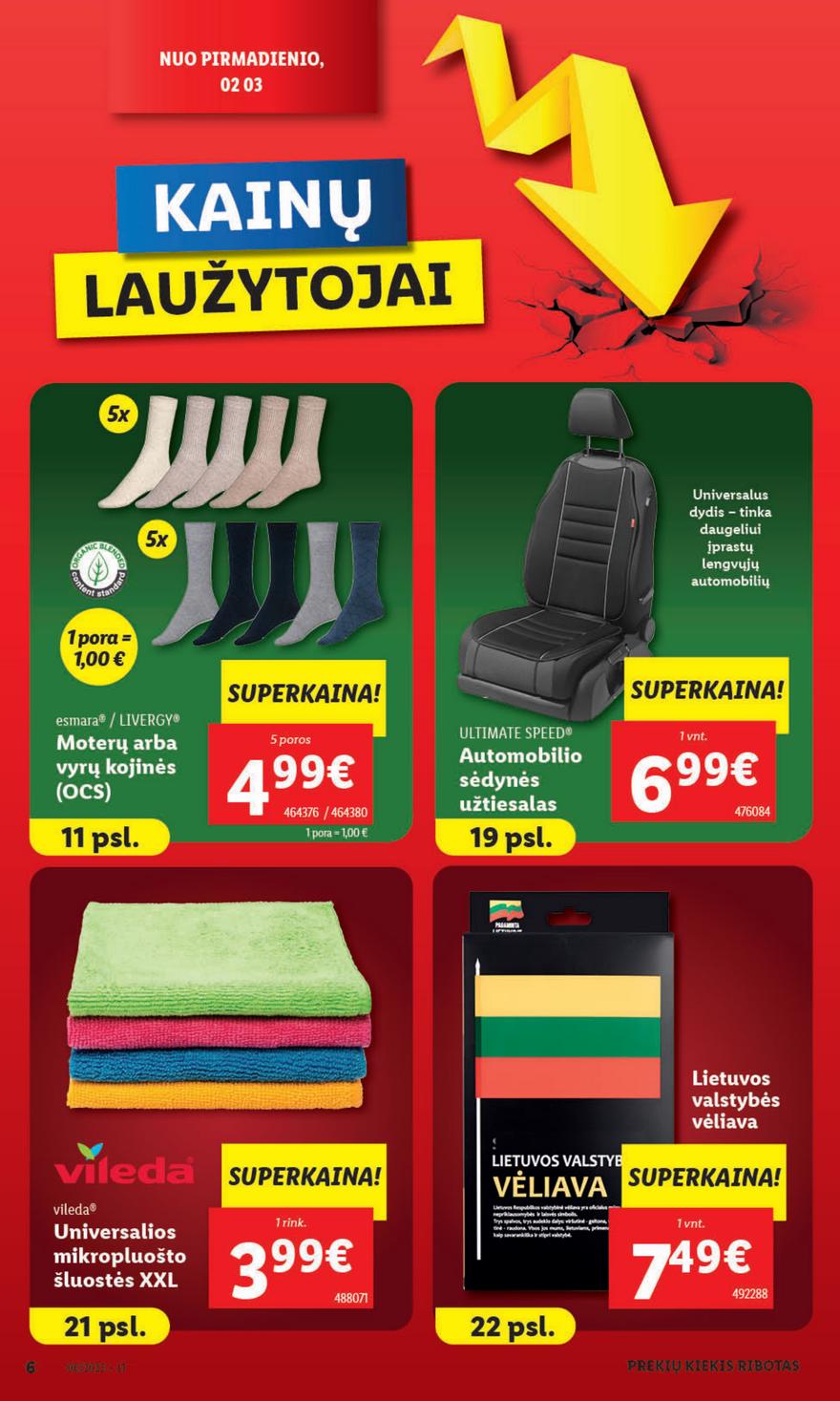Lidl ne maisto leidinys akcijos nuo 
  2025-02-03 iki 
  2025-02-09 | Leidinukas.lt puslapis 6