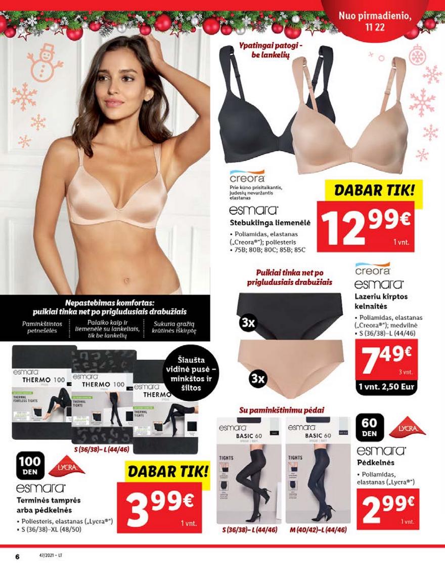 Lidl maisto prekių pasiūlymai akcijos nuo 
  2021-11-22 iki 
  2021-11-28 | Leidinukas.lt puslapis 6