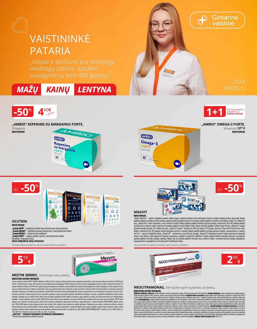 Gintarinės vaistinės leidinys akcijos nuo 
  2024-06-01 iki 
  2024-06-30 | Leidinukas.lt puslapis 1