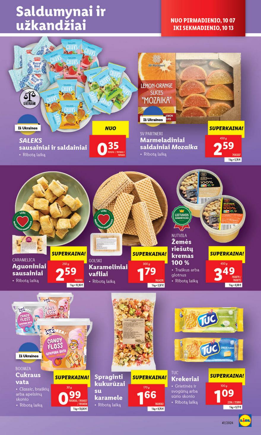Lidl savaitinis leidinys akcijos nuo
2024-10-07 iki
2024-10-13 | Leidinukas.lt puslapis 32