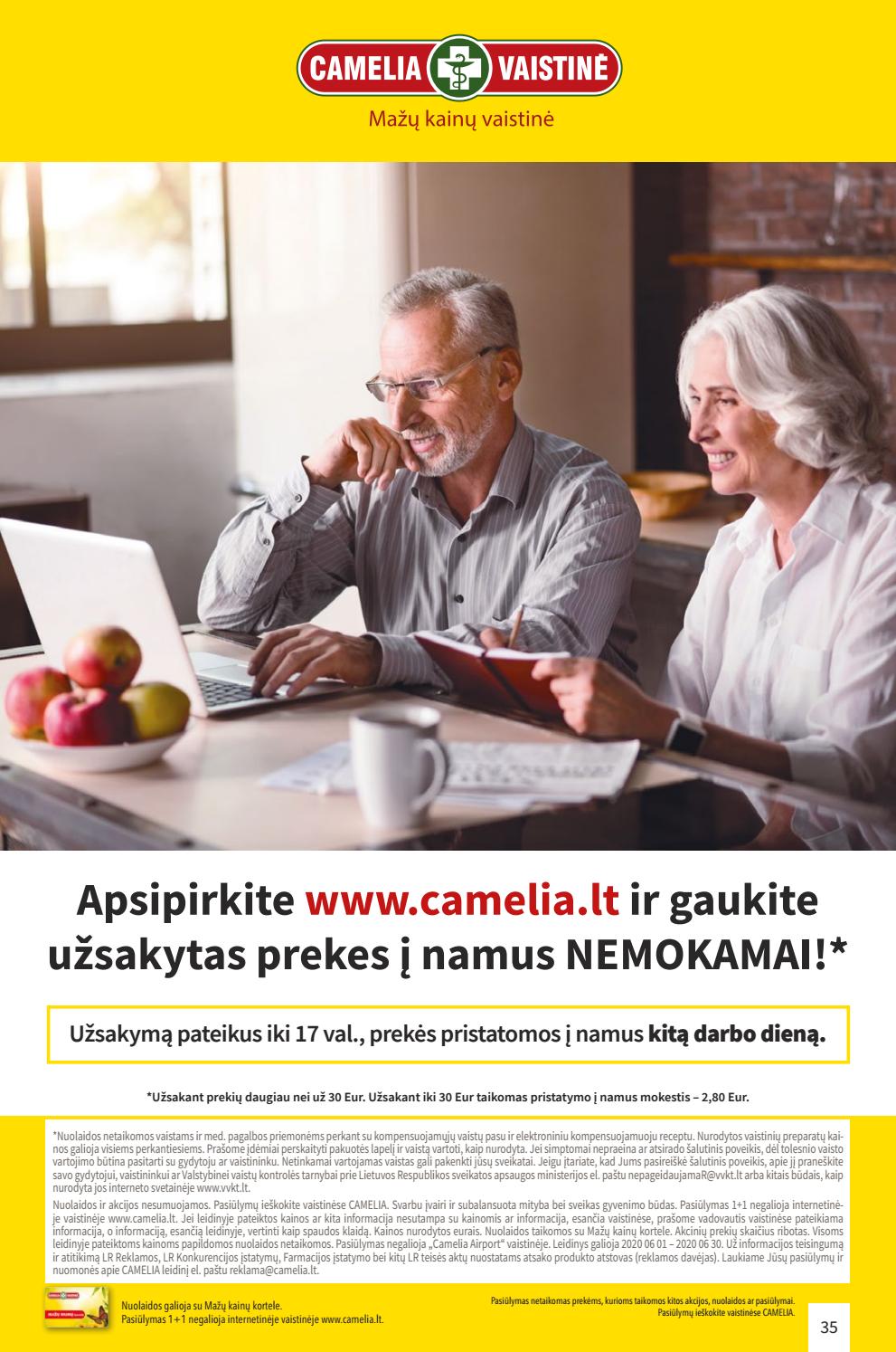Camelia leidinys akcijos nuo 
  2020-06-01 iki 
  2020-06-30 | Leidinukas.lt puslapis 35