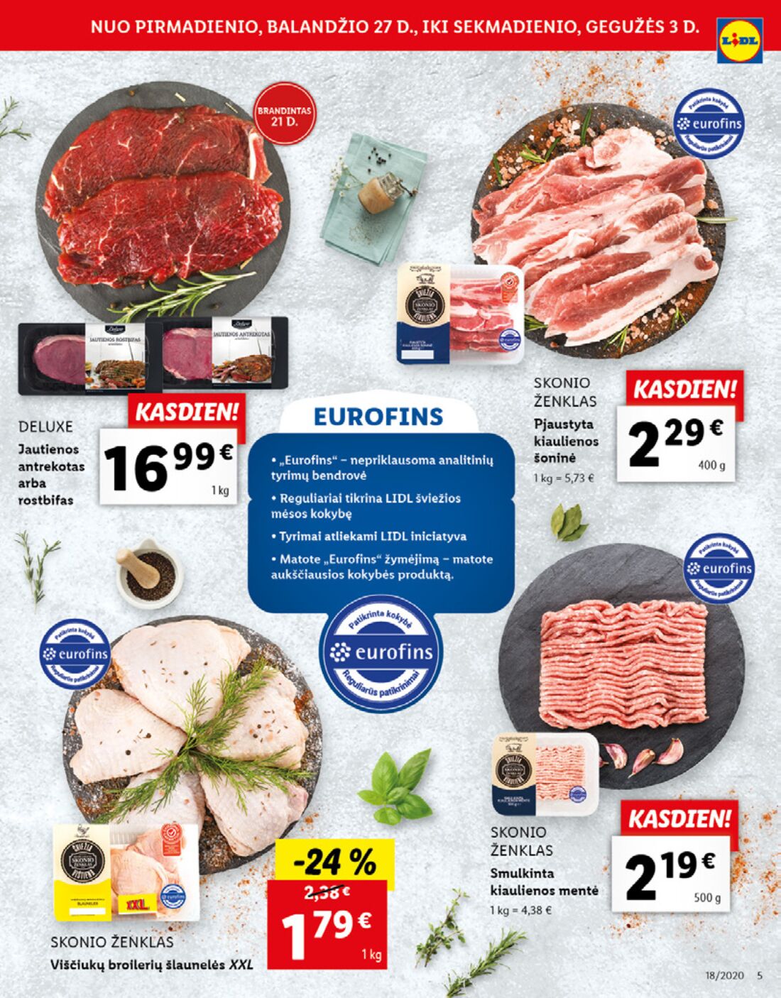 Lidl savaitinis leidinys akcijos nuo 
  2020-04-27 iki 
  2020-05-03 | Leidinukas.lt puslapis 5