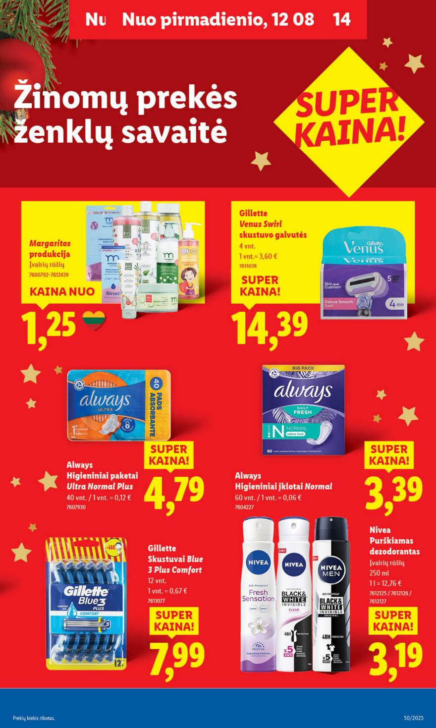 Lidl leidinys akcijos nuo 
  2025-12-08 iki 
  2025-12-14 | Leidinukas.lt puslapis 43