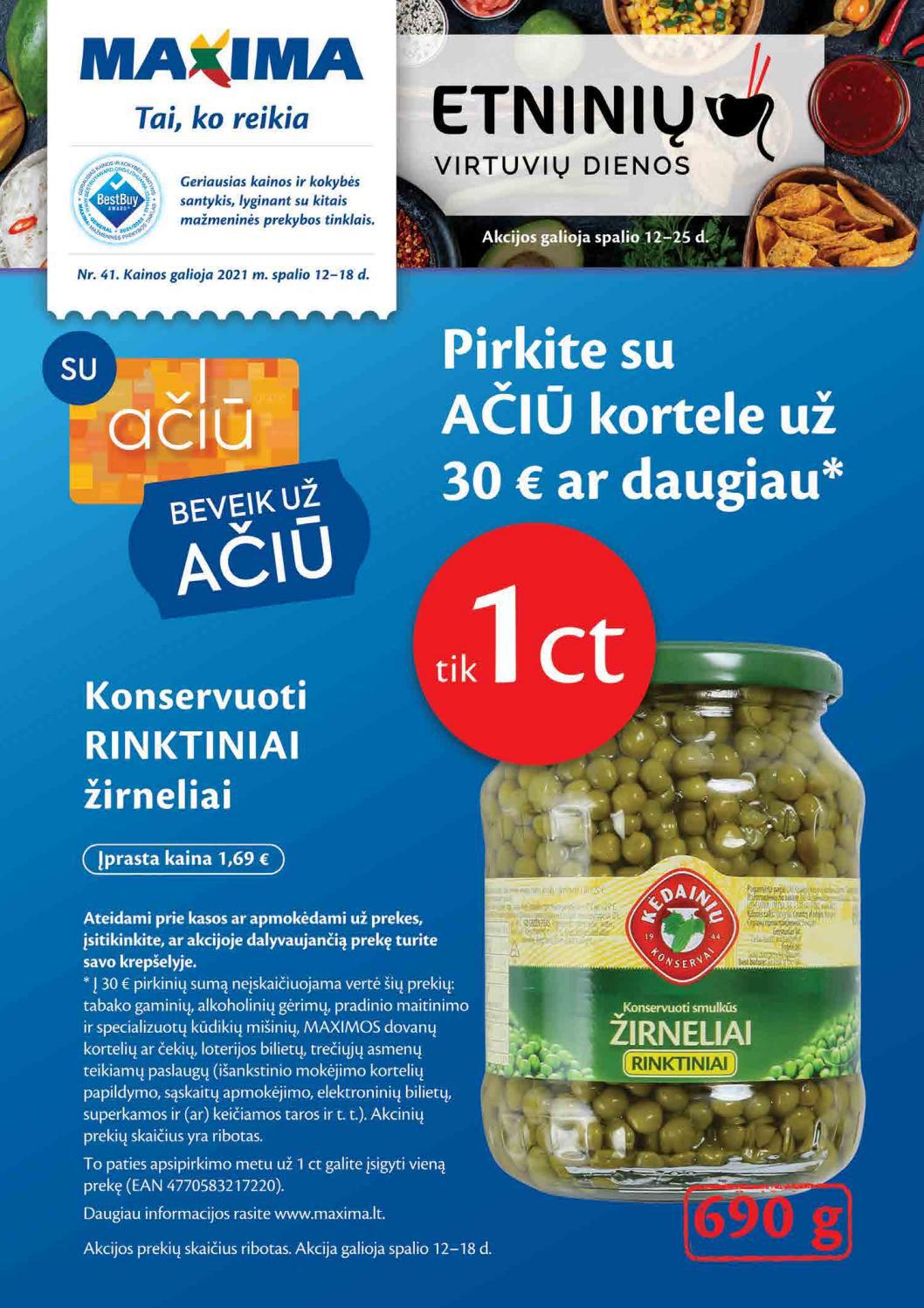 Maxima leidinys akcijos nuo 
  2021-10-12 iki 
  2021-10-18 | Leidinukas.lt puslapis 1