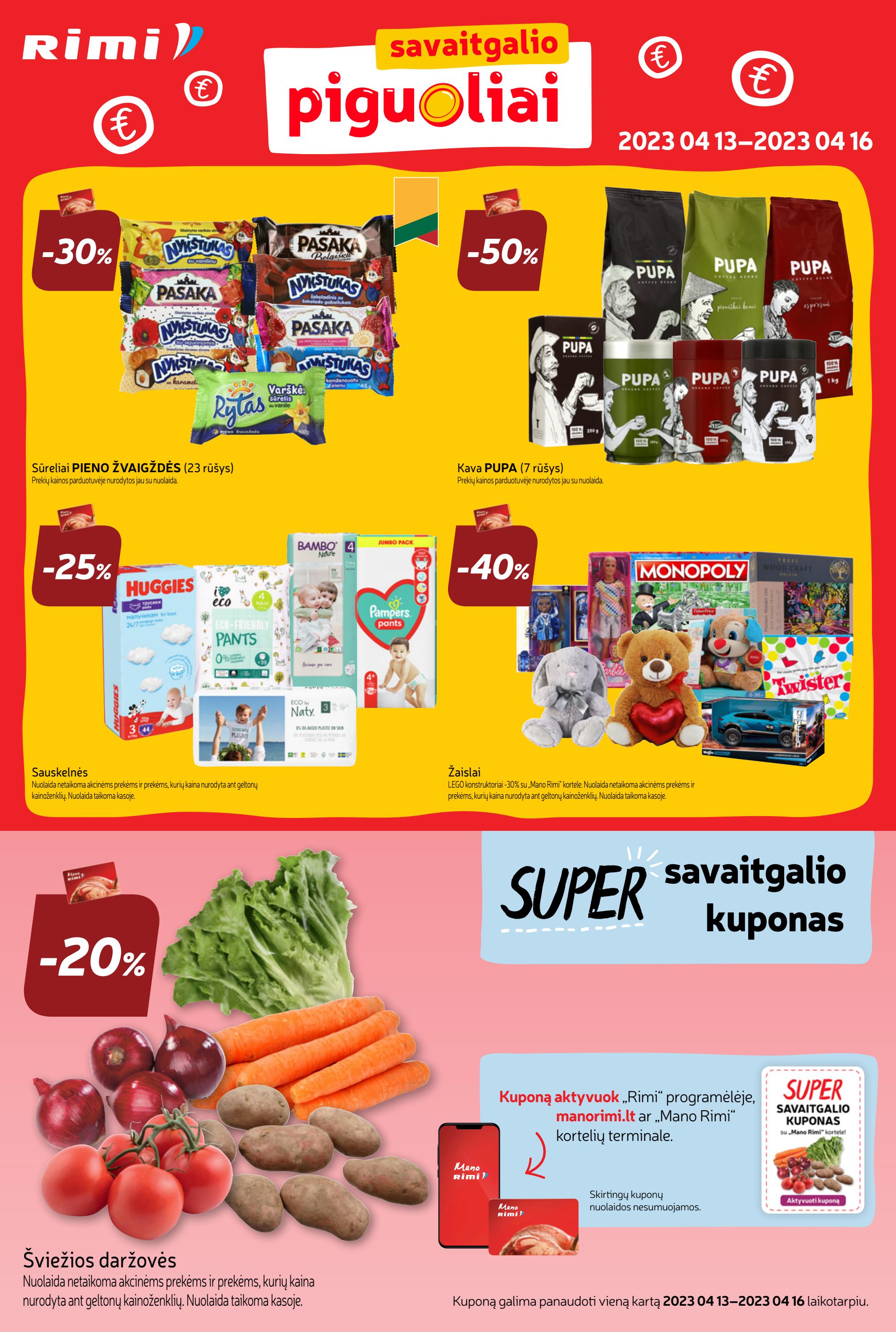 Rimi savaitinis leidinys akcijos nuo 
  2023-04-11 iki 
  2023-04-17 | Leidinukas.lt puslapis 24
