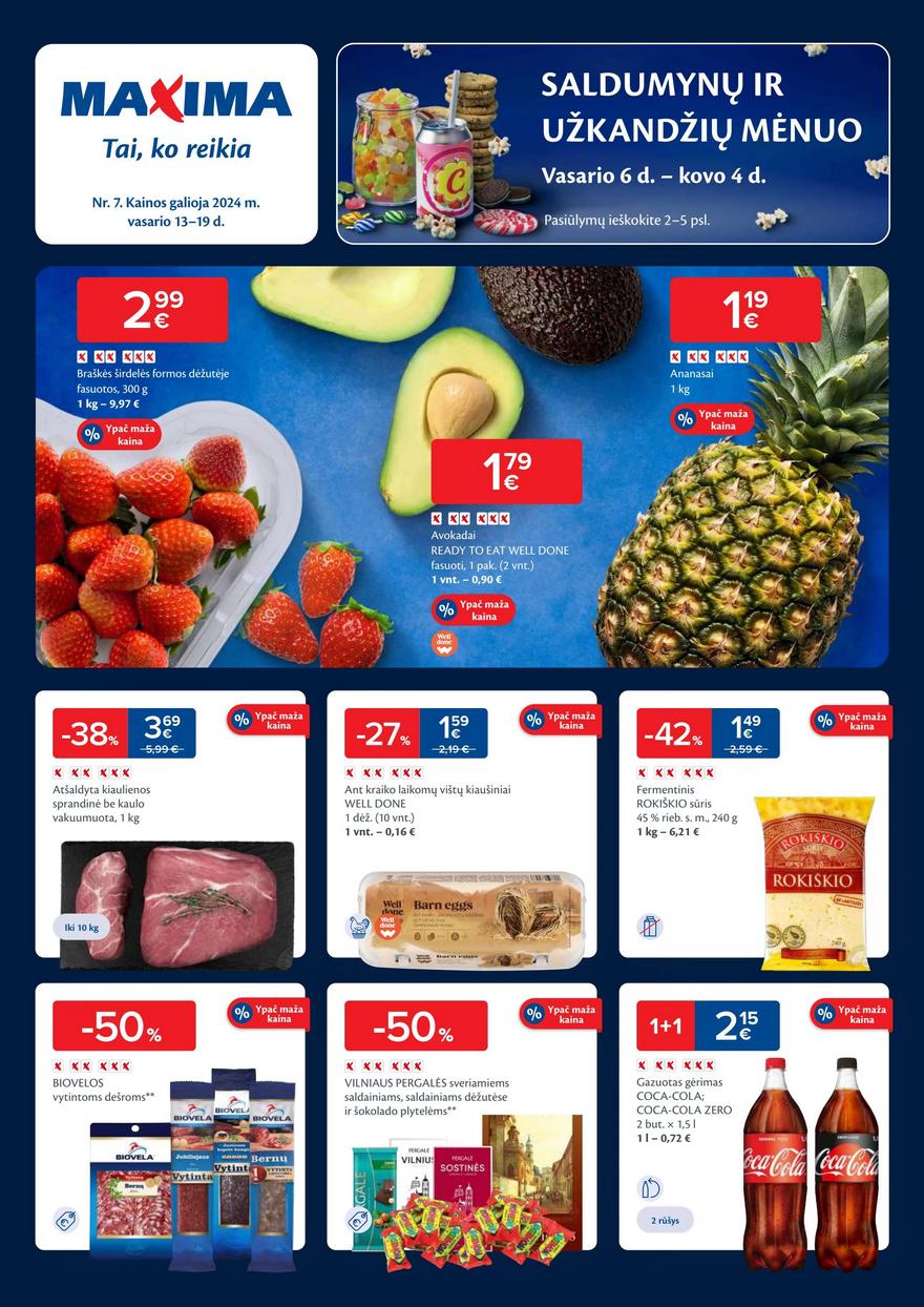 Maxima kaininis leidinys akcijos nuo 
  2024-02-13 iki 
  2024-02-19 | Leidinukas.lt puslapis 1