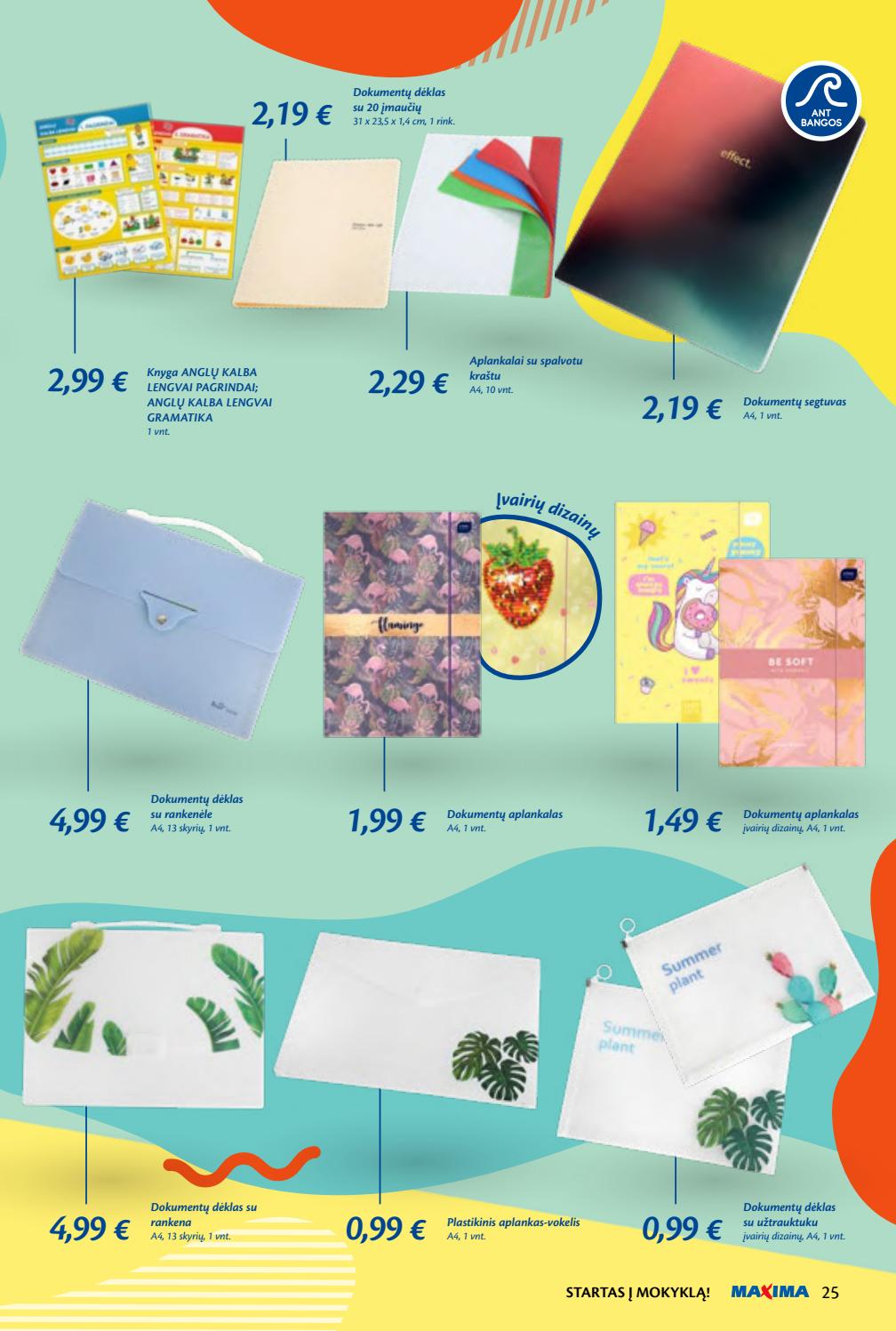 Maxima kaininis leidinys akcijos nuo 
  2019-08-08 iki 
  2019-09-11 | Leidinukas.lt puslapis 25